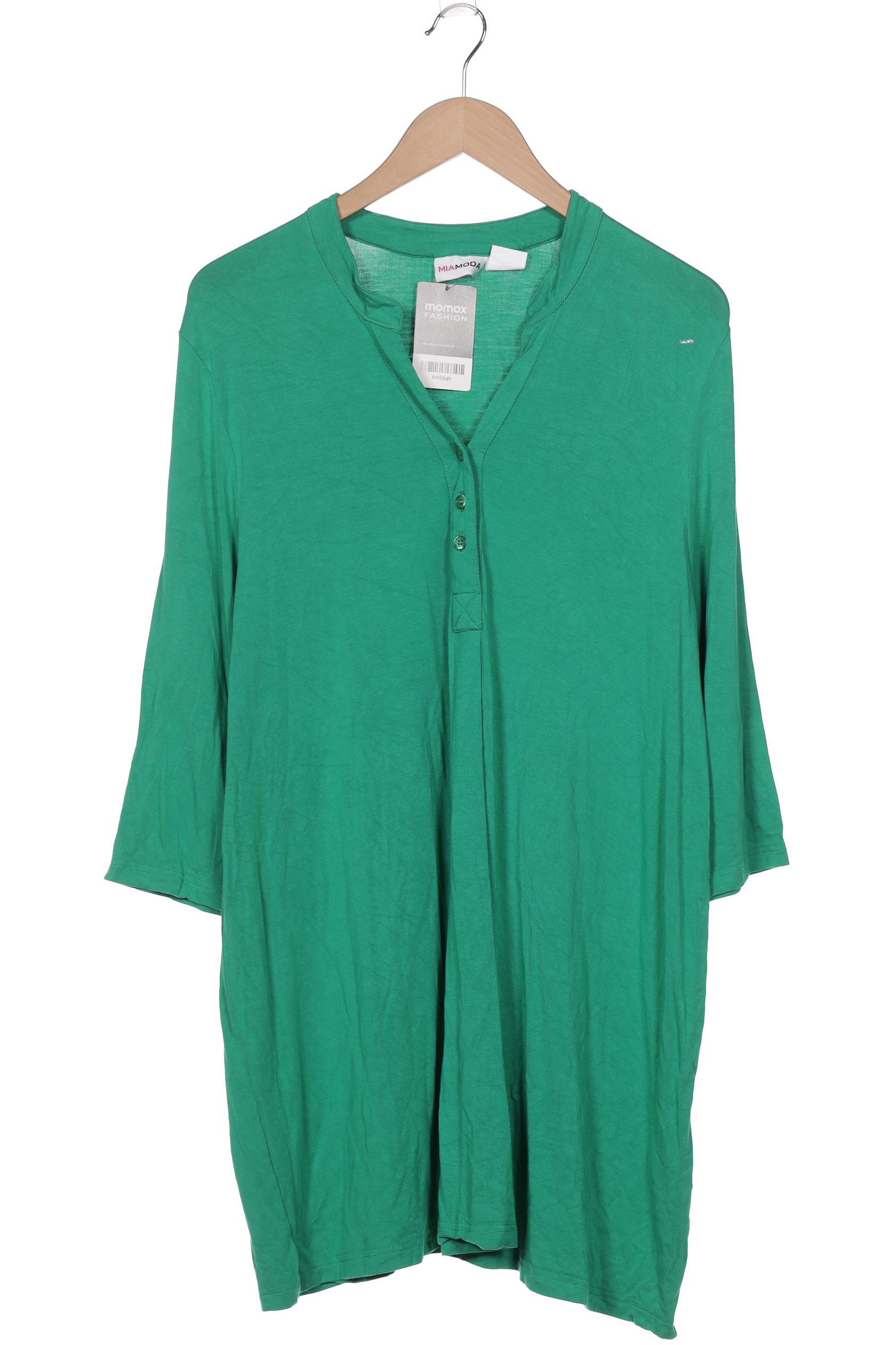 

Miamoda Damen T-Shirt, grün, Gr. 52