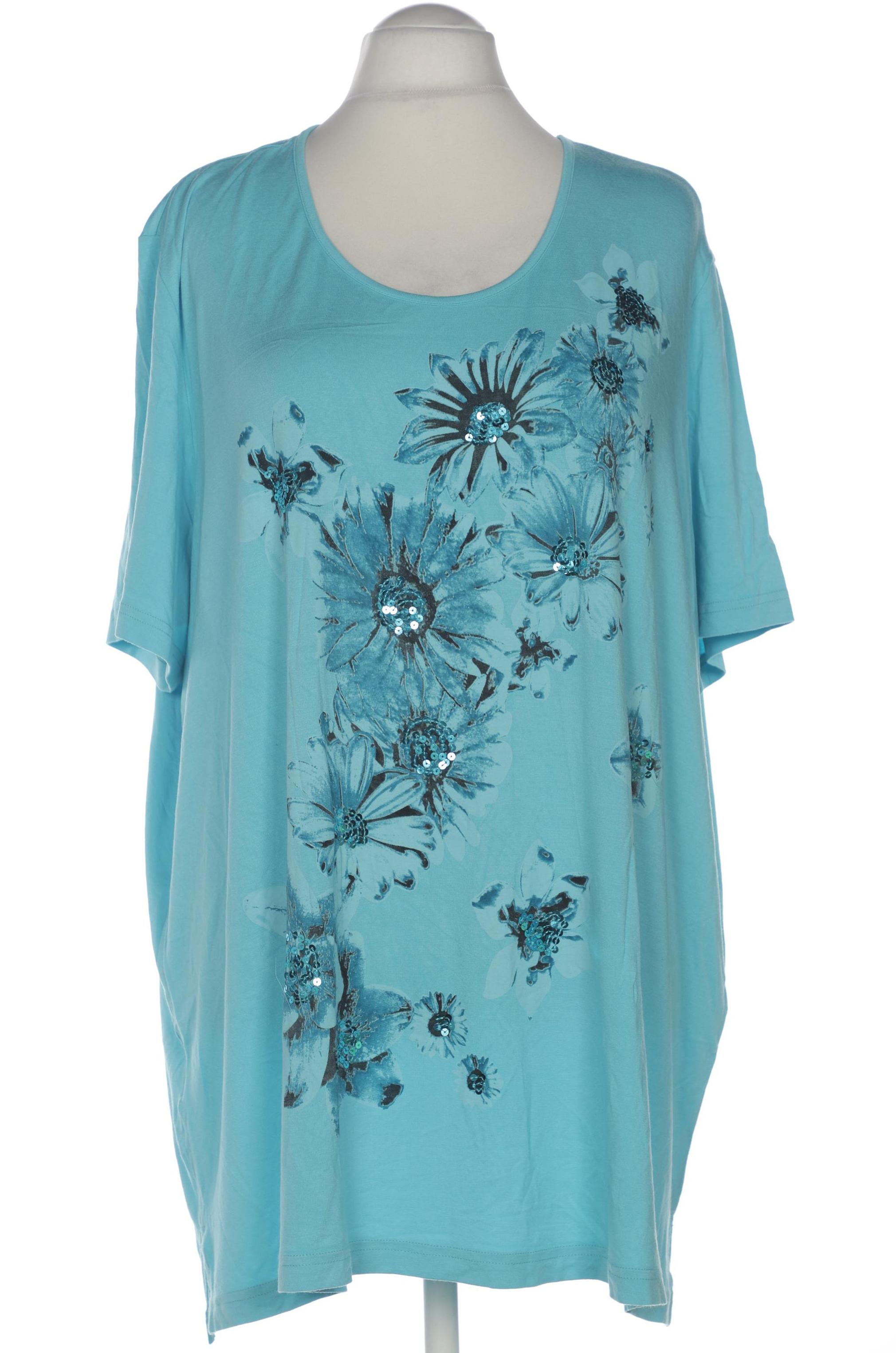 

Miamoda Damen T-Shirt, hellblau, Gr. 58