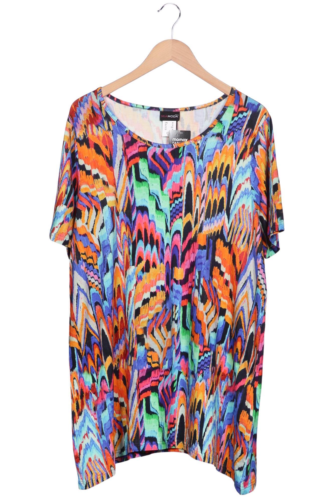 

Miamoda Damen T-Shirt, mehrfarbig, Gr. 48