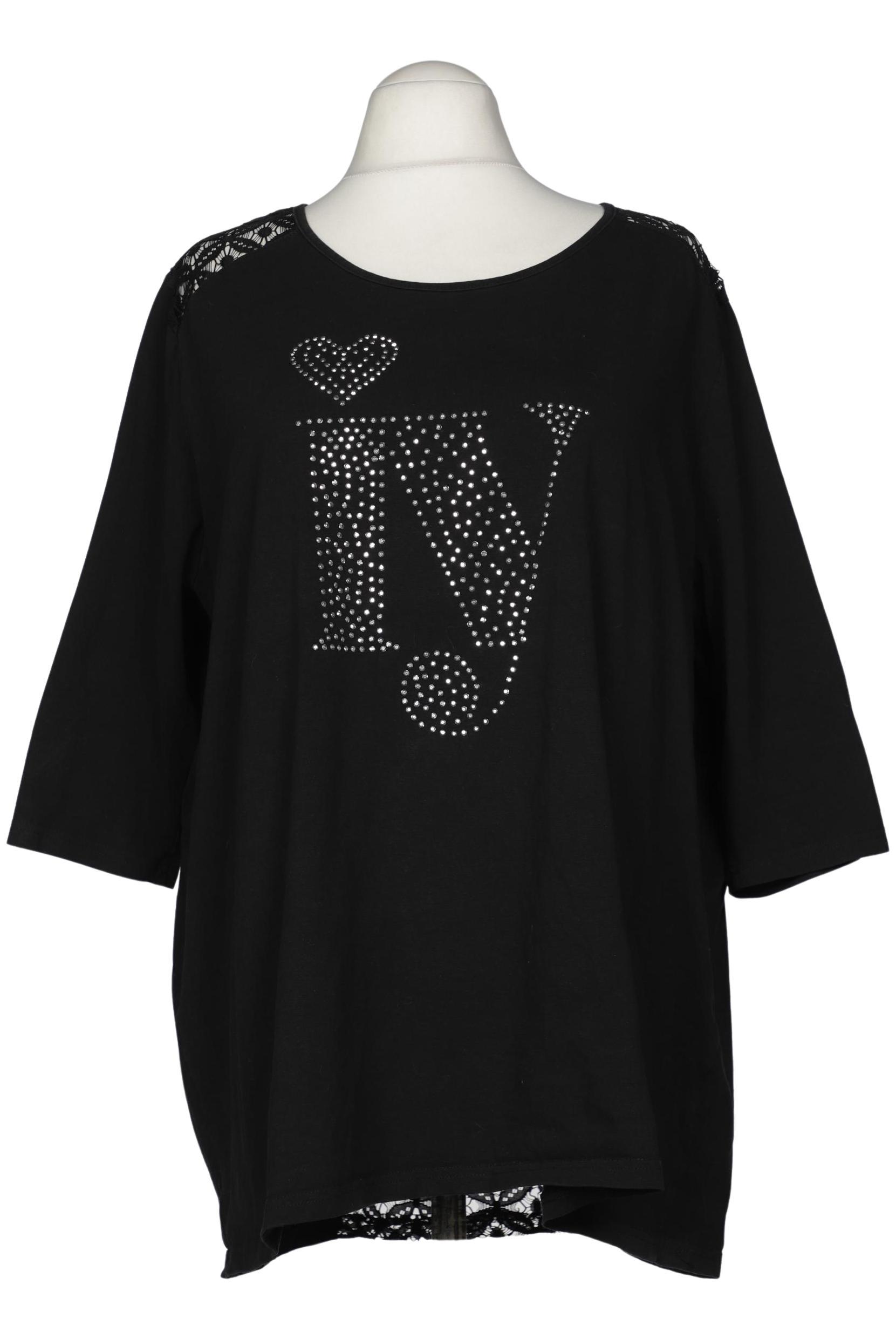 

Miamoda Damen T-Shirt, schwarz, Gr. 54