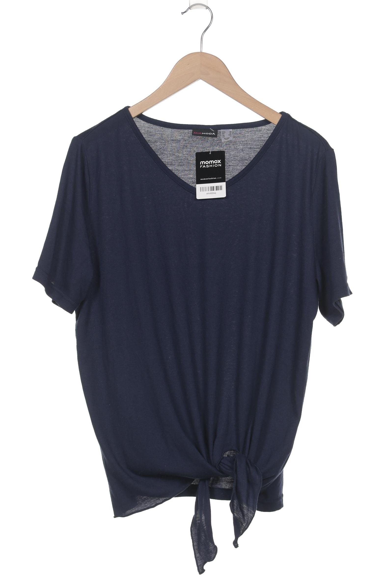 

Miamoda Damen T-Shirt, marineblau, Gr. 48