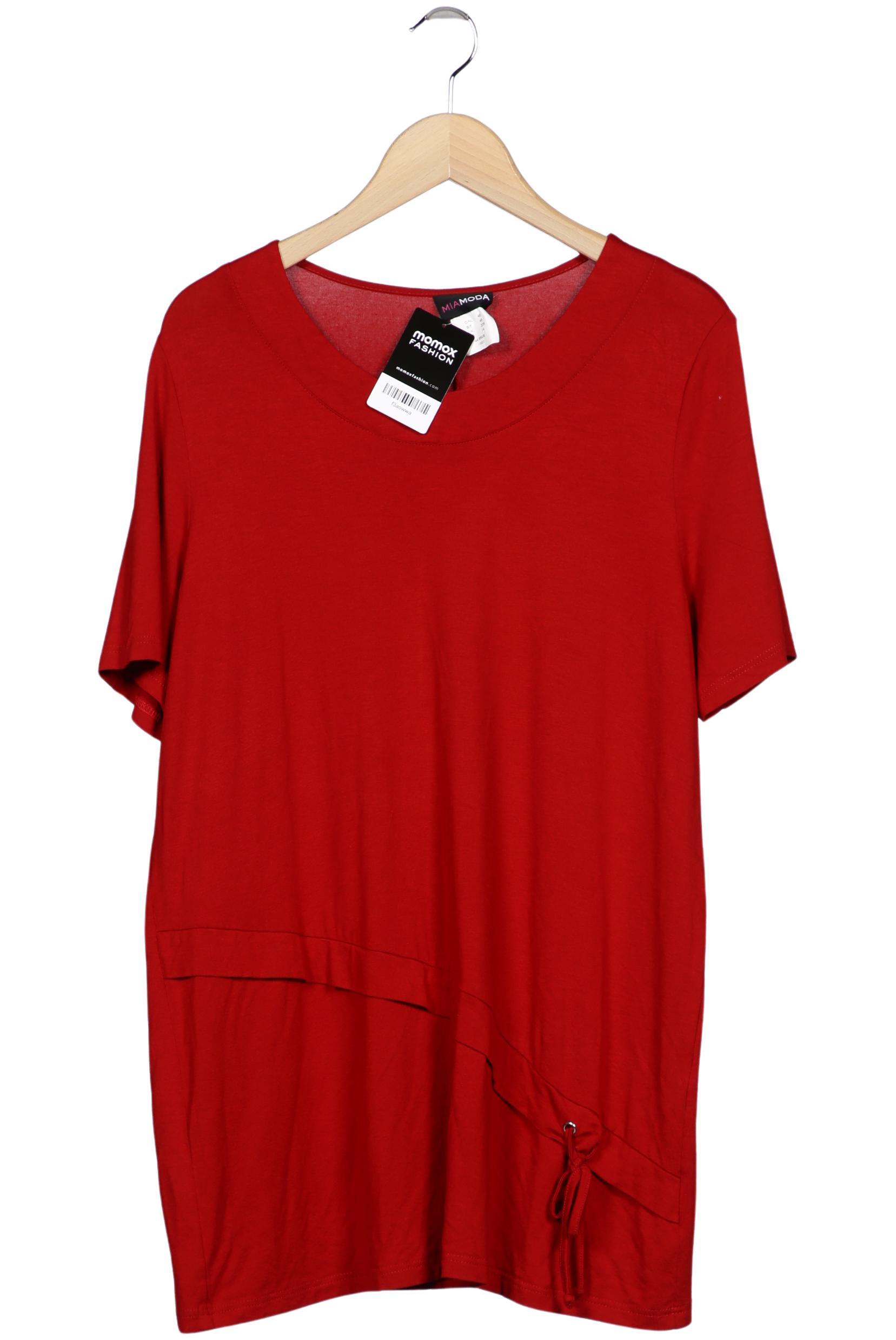 

Miamoda Damen T-Shirt, rot, Gr. 46