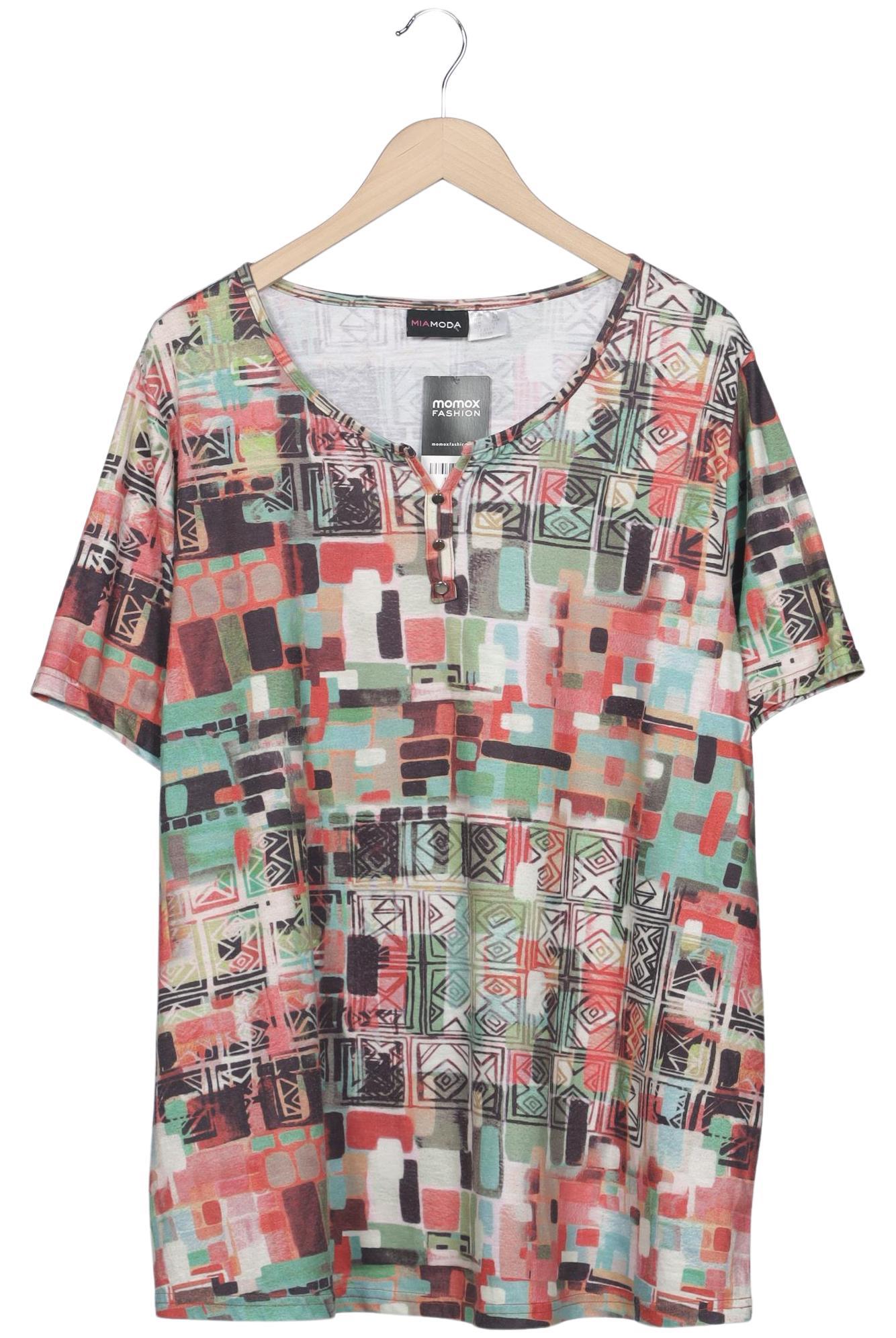 

Miamoda Damen T-Shirt, mehrfarbig, Gr. 50