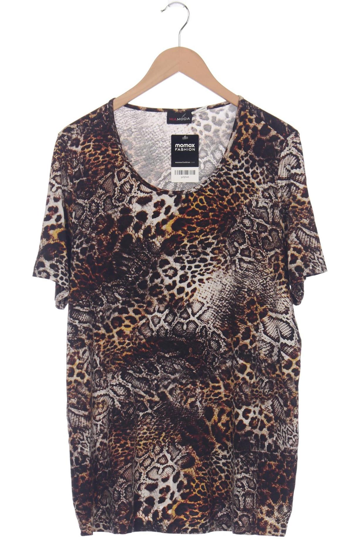 

Miamoda Damen T-Shirt, braun, Gr. 48