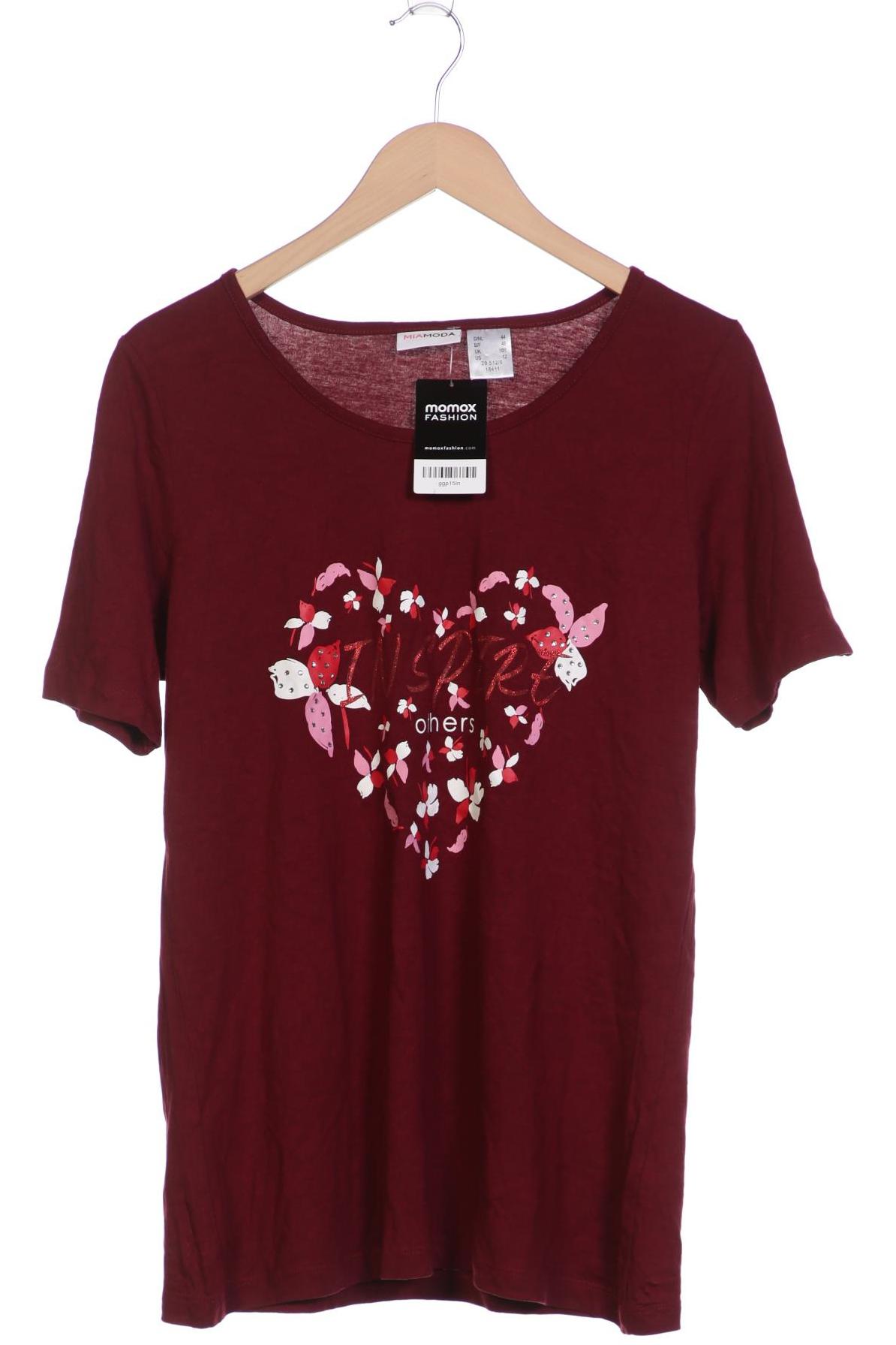 

MIAMODA Damen T-Shirt, bordeaux