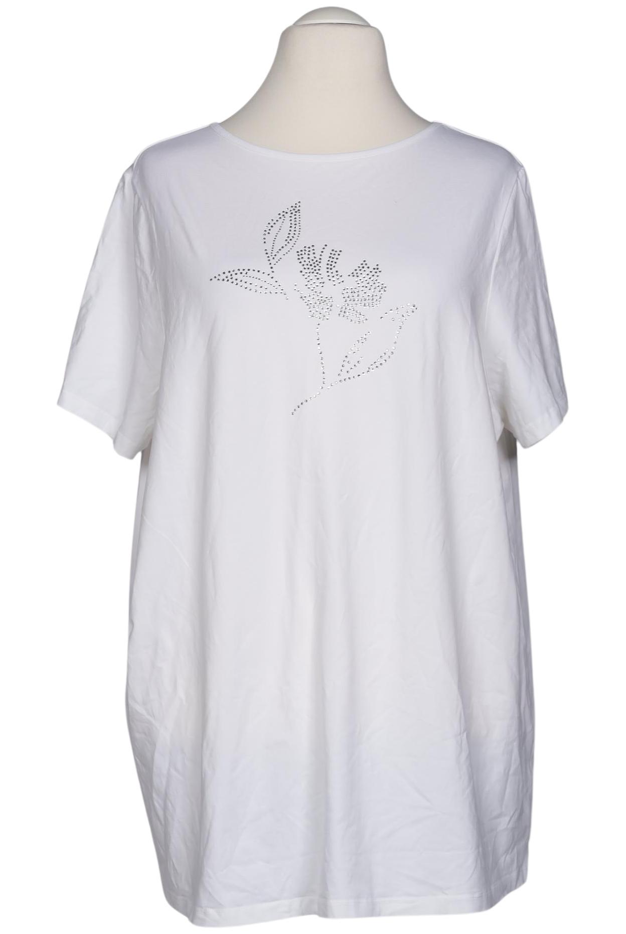 

Miamoda Damen T-Shirt, weiß, Gr. 54