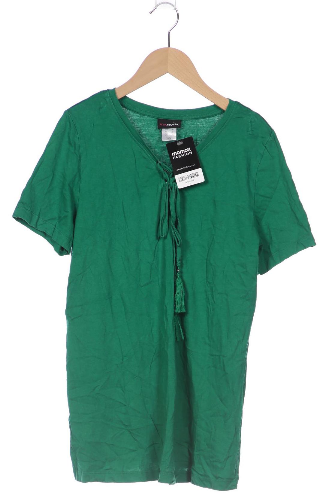 

Miamoda Damen T-Shirt, grün, Gr. 42