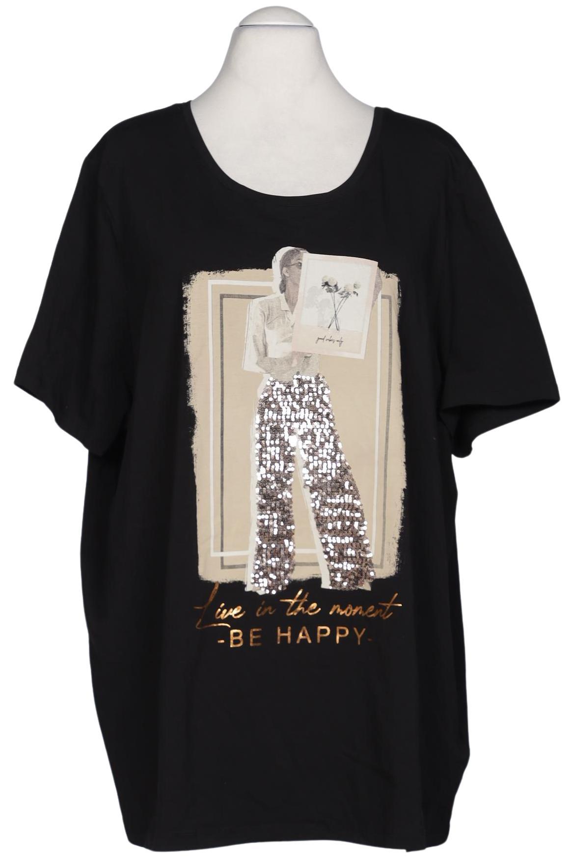 

Miamoda Damen T-Shirt, schwarz, Gr. 58