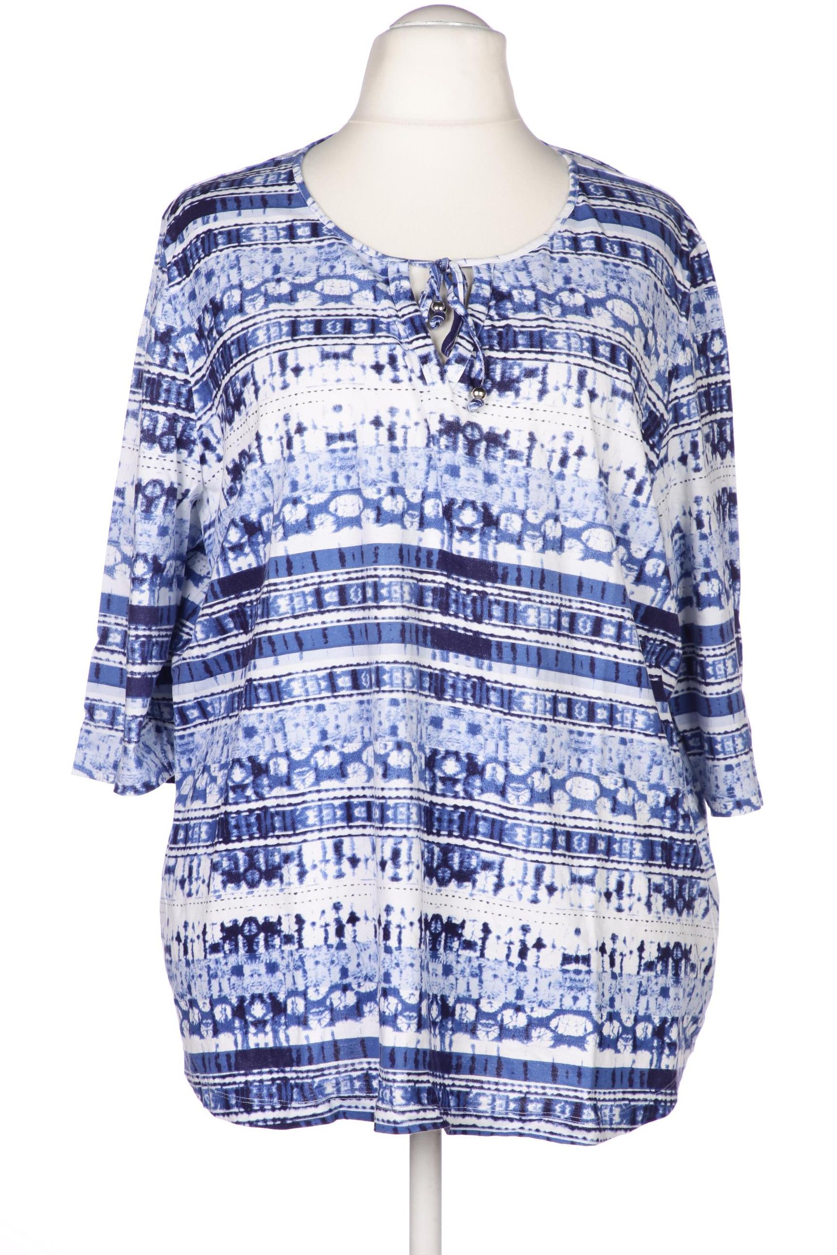 

Miamoda Damen T-Shirt, blau, Gr. 56