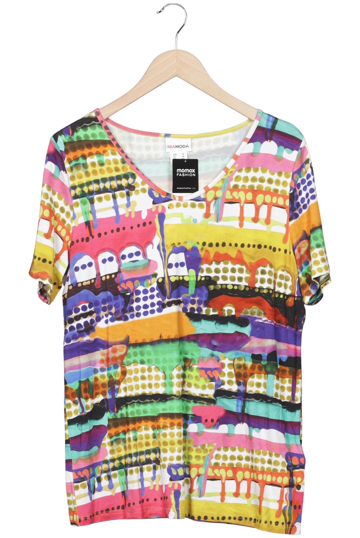 

Miamoda Damen T-Shirt, mehrfarbig, Gr. 42