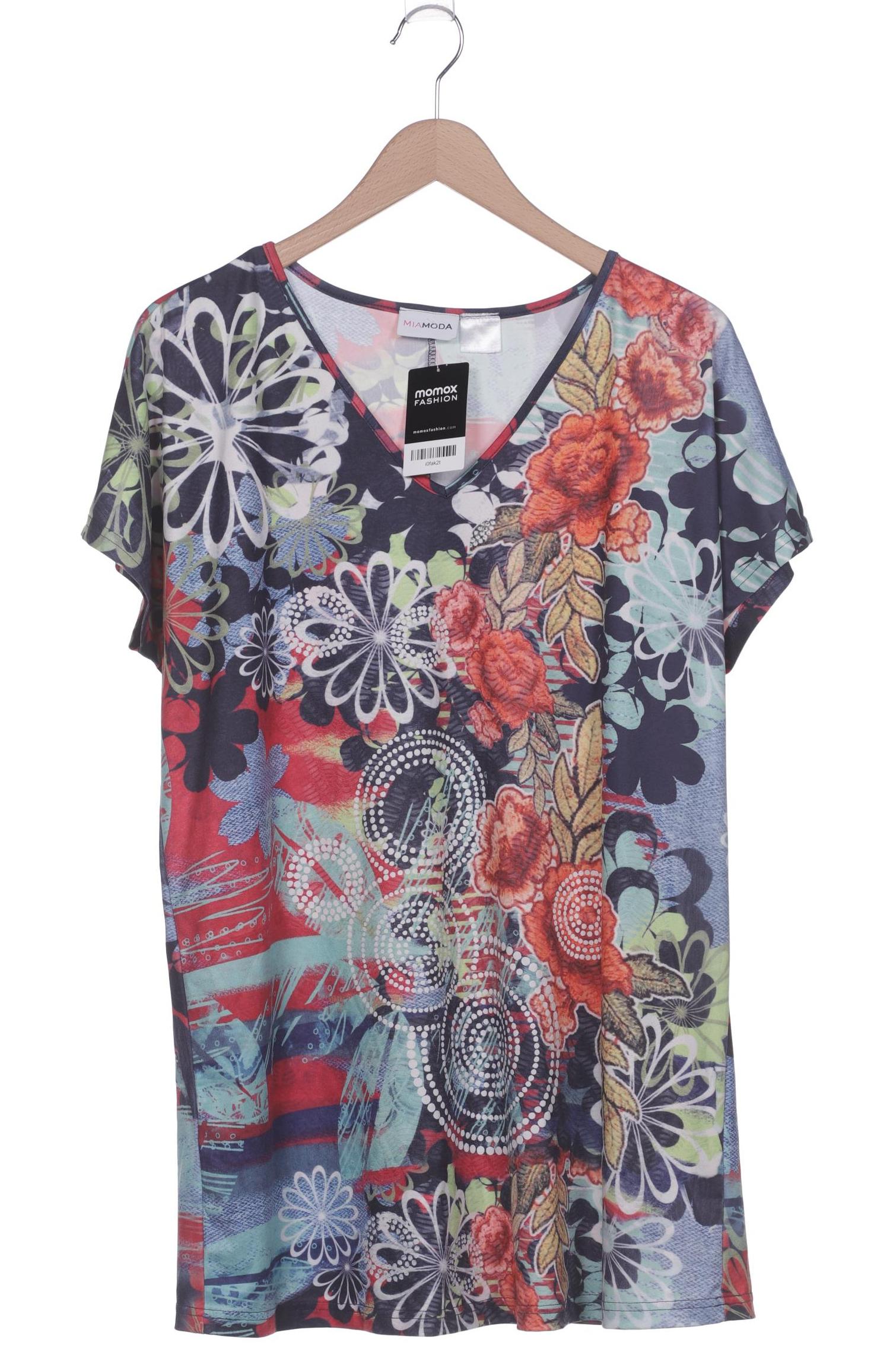 

Miamoda Damen T-Shirt, mehrfarbig, Gr. 46
