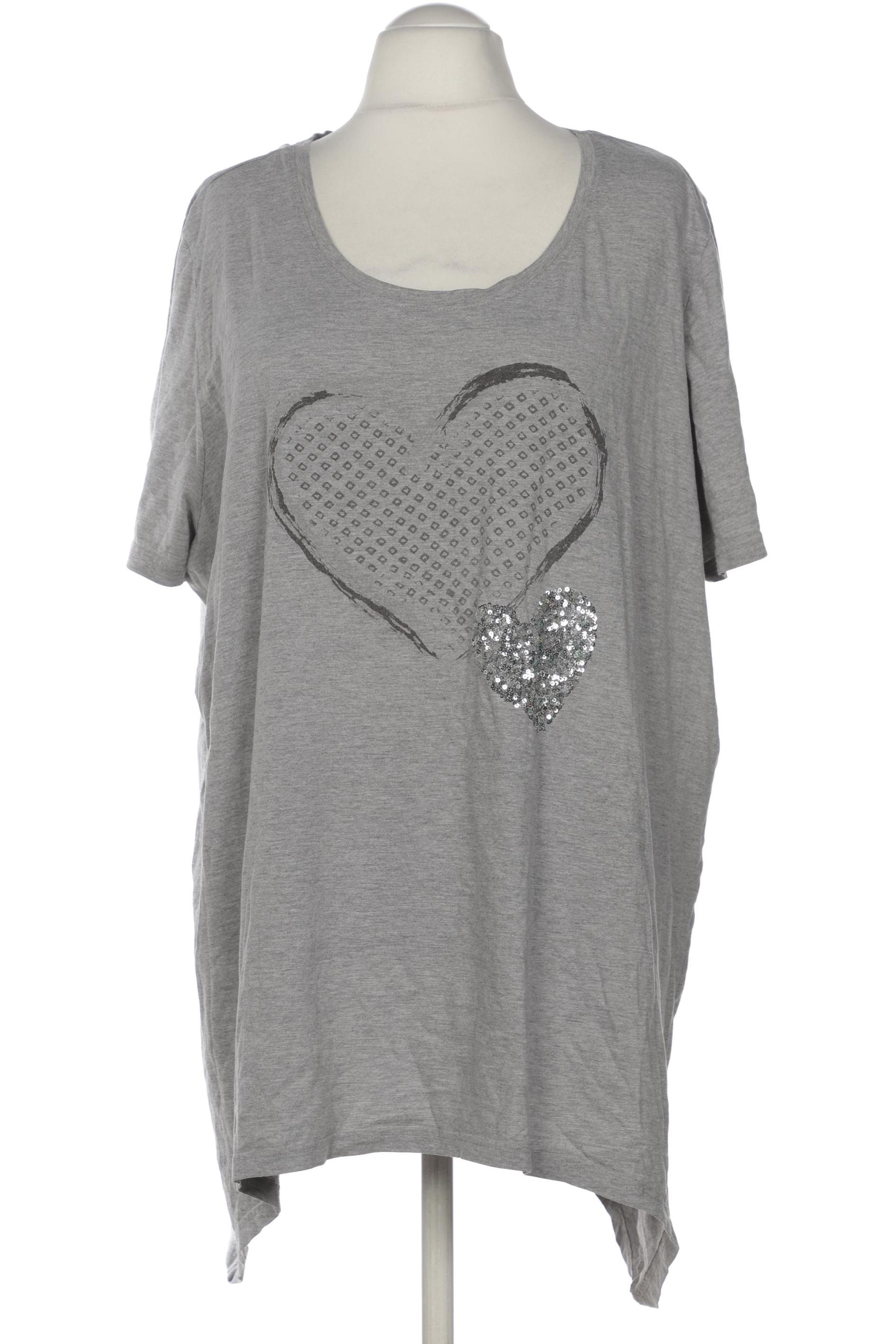 

Miamoda Damen T-Shirt, grau, Gr. 56
