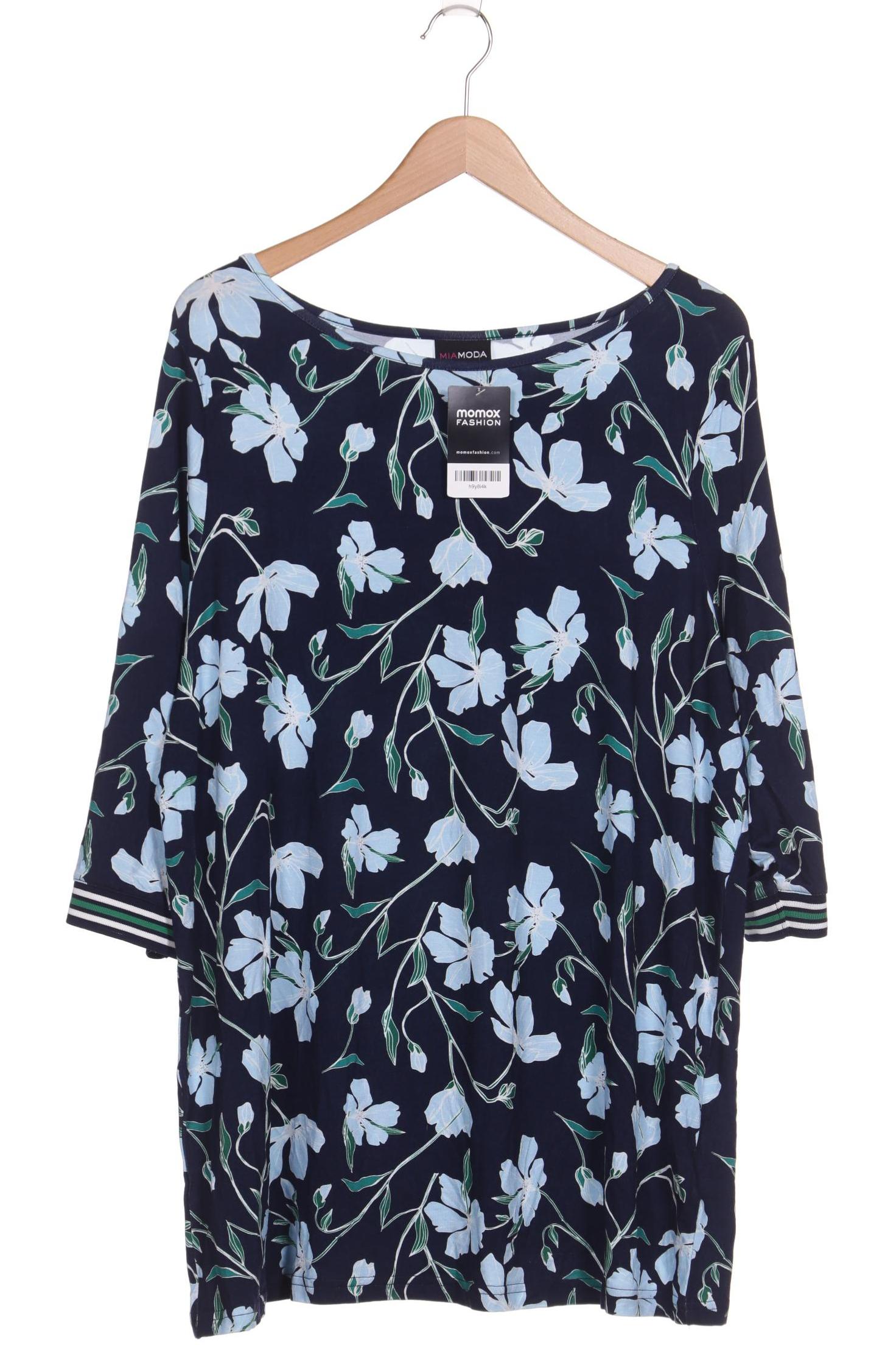 

Miamoda Damen T-Shirt, marineblau, Gr. 50