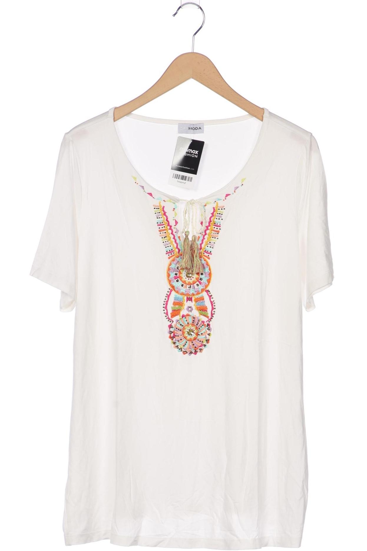 

Miamoda Damen T-Shirt, weiß, Gr. 48