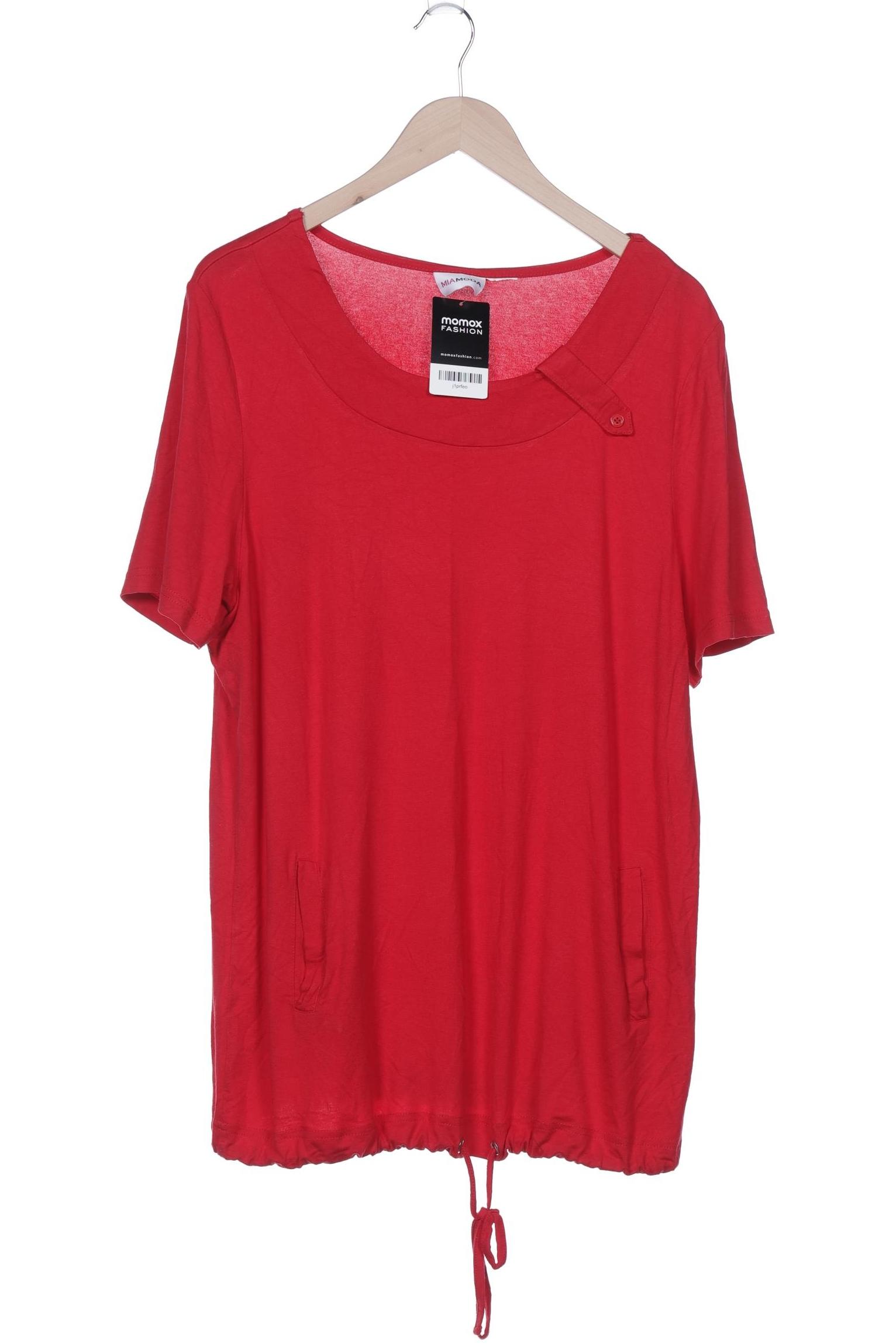 

Miamoda Damen T-Shirt, rot, Gr. 46