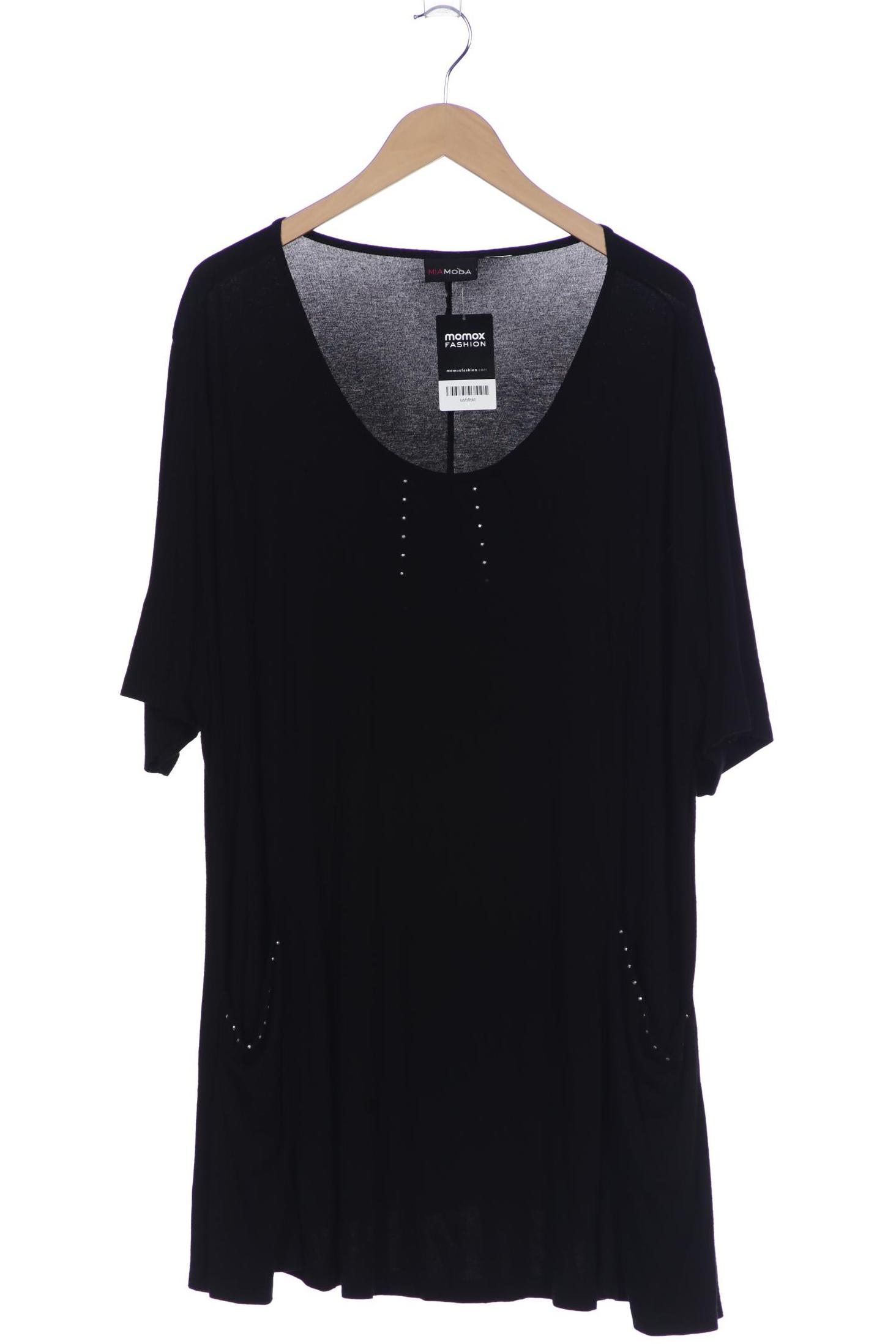 

Miamoda Damen T-Shirt, schwarz, Gr. 48