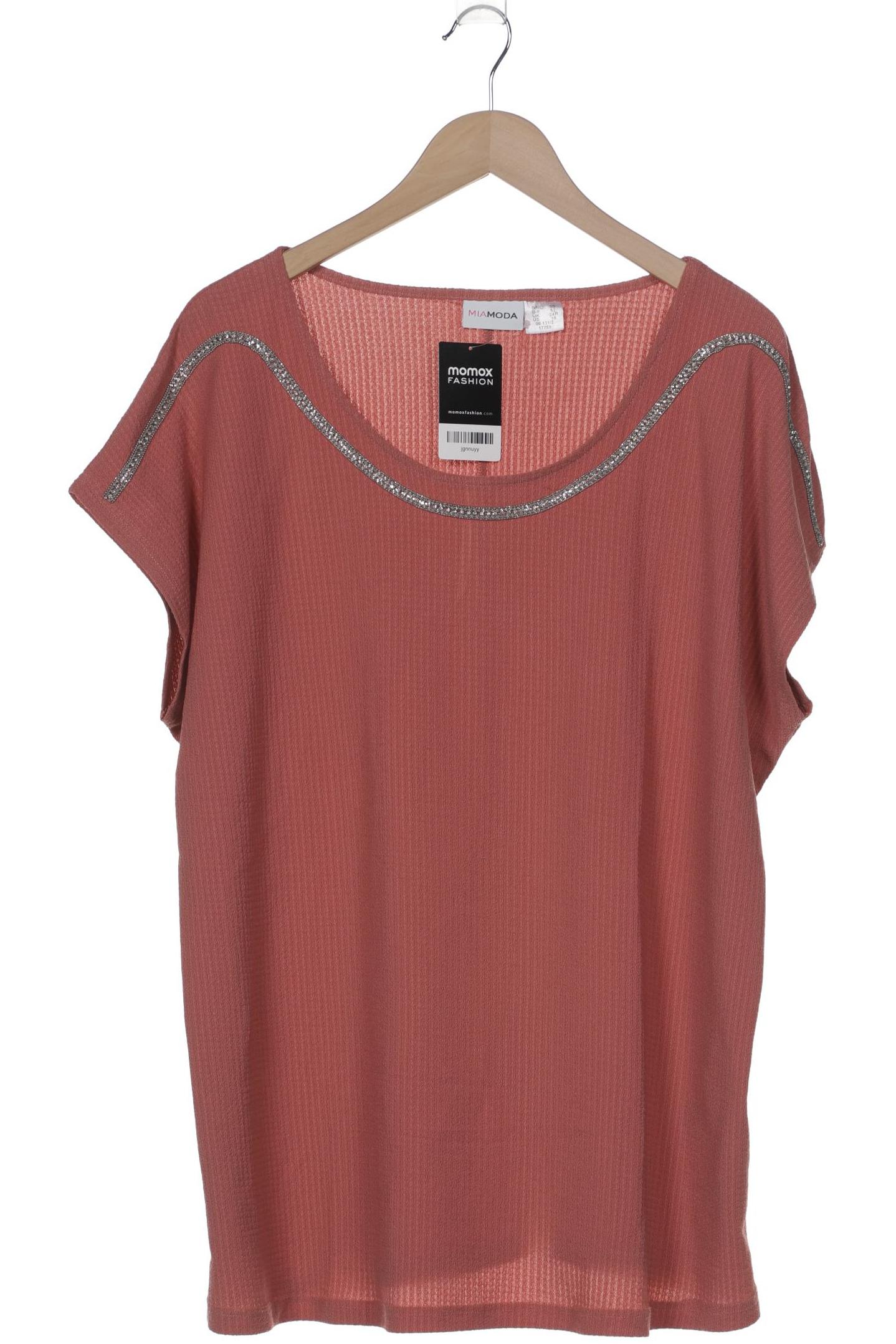 

Miamoda Damen T-Shirt, pink, Gr. 50