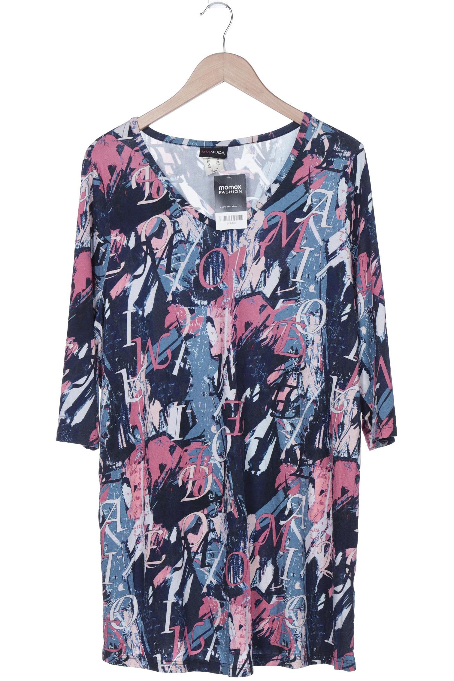 

Miamoda Damen T-Shirt, marineblau, Gr. 48