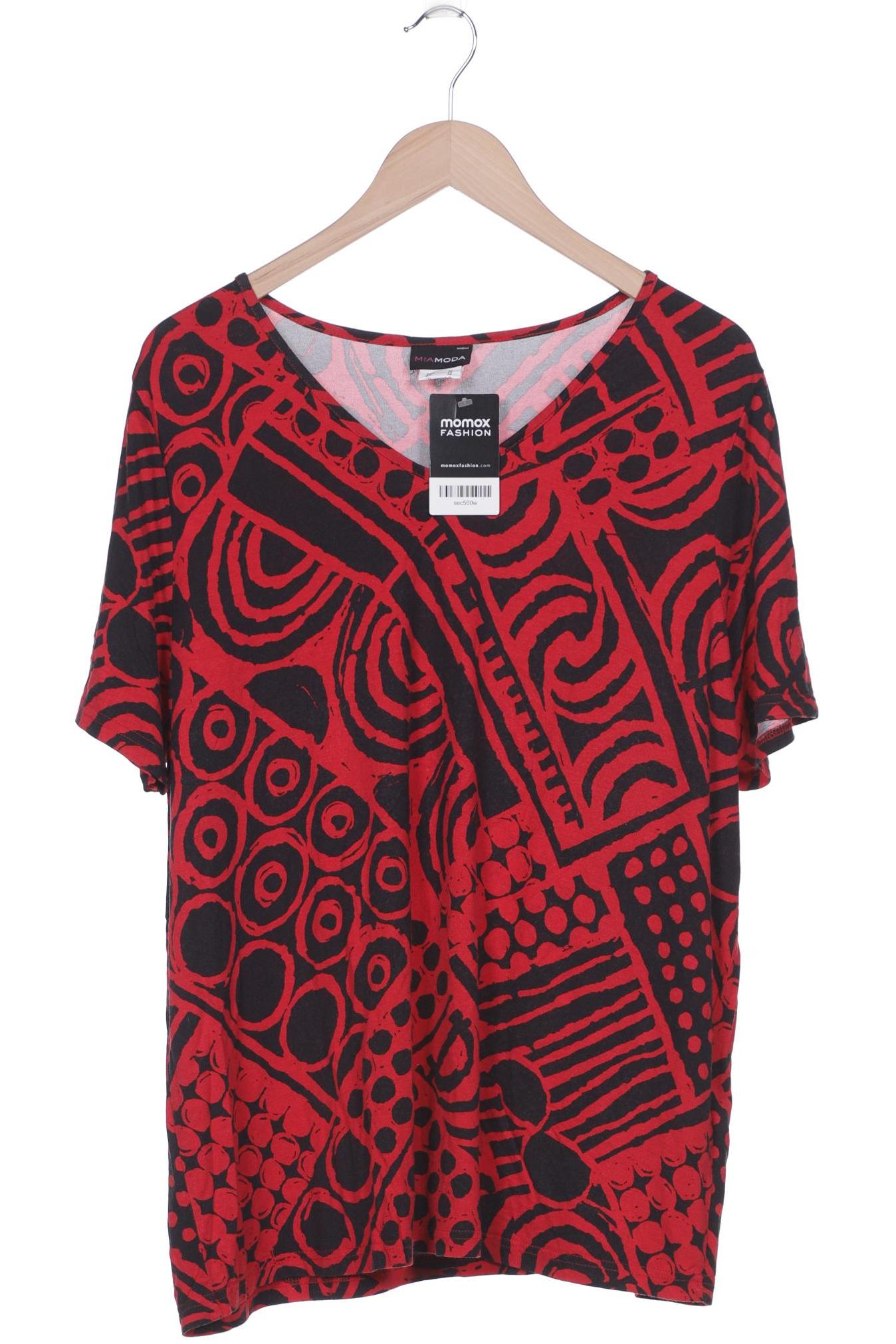 

Miamoda Damen T-Shirt, rot, Gr. 50