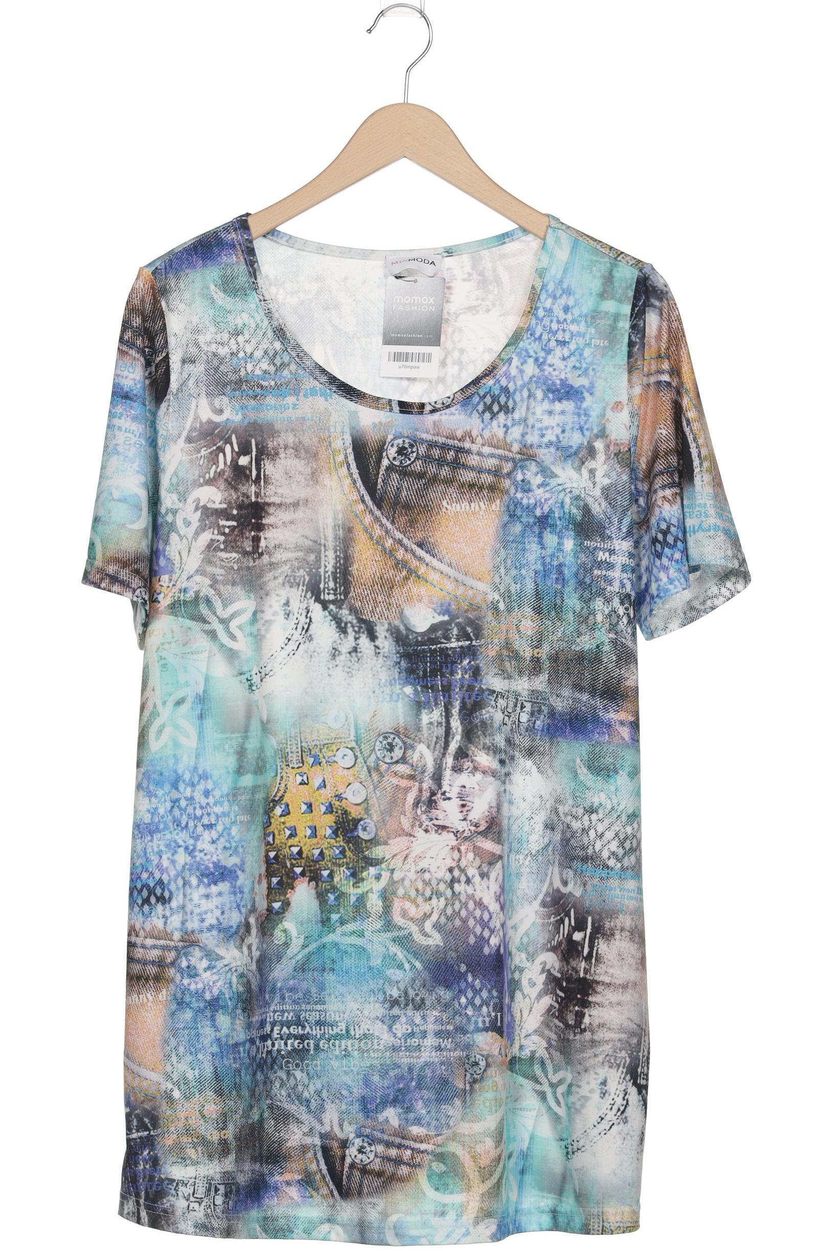 

Miamoda Damen T-Shirt, mehrfarbig, Gr. 46