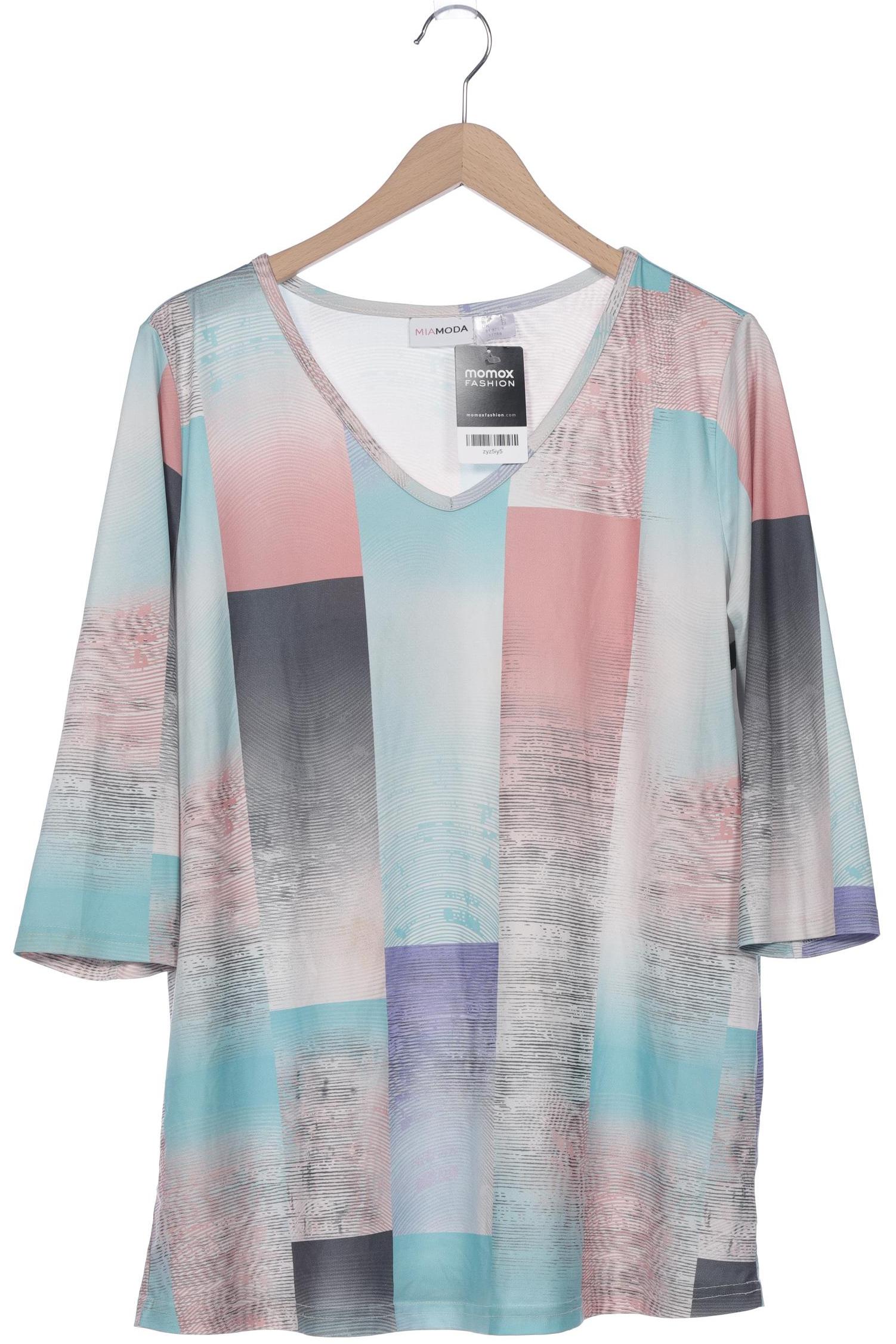 

Miamoda Damen T-Shirt, türkis, Gr. 48