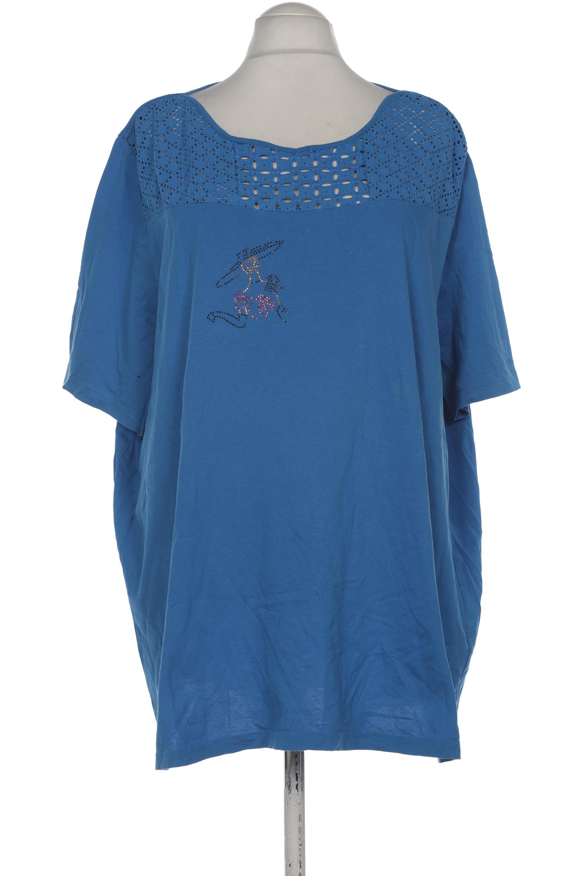 

Miamoda Damen T-Shirt, blau, Gr. 60