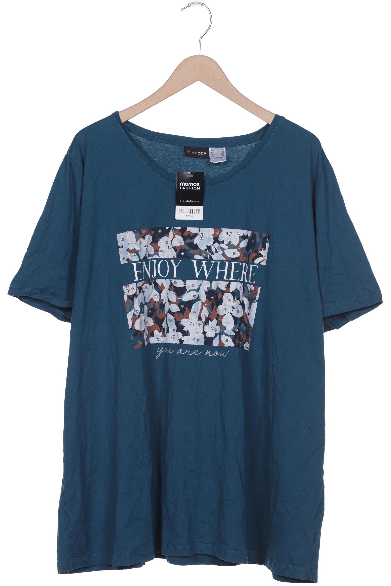

MIAMODA Damen T-Shirt, türkis