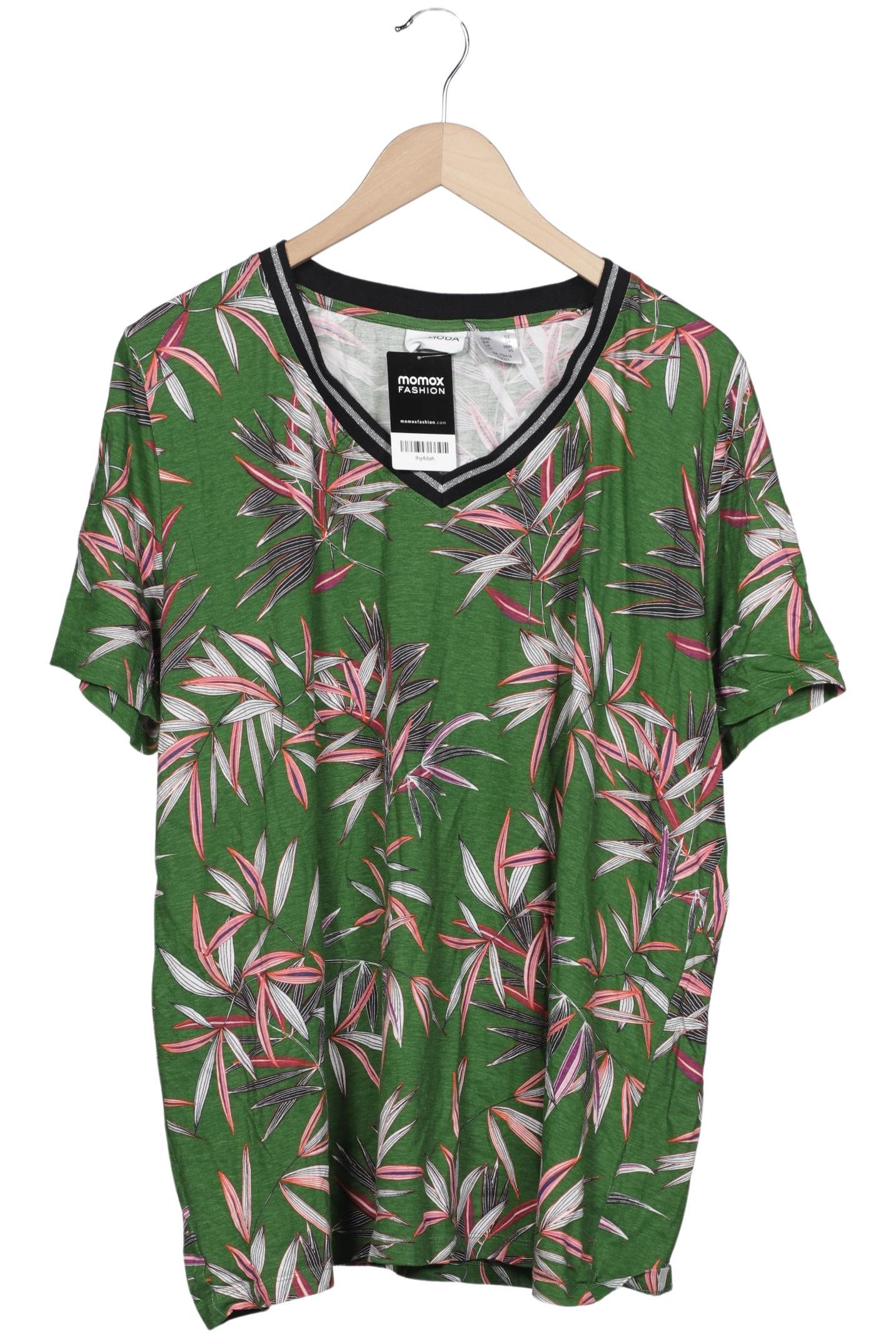 

Miamoda Damen T-Shirt, grün, Gr. 52
