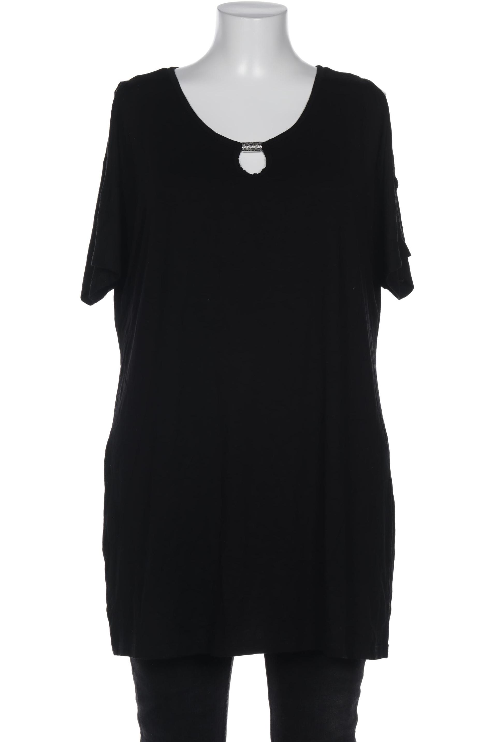 

Miamoda Damen T-Shirt, schwarz, Gr. 48