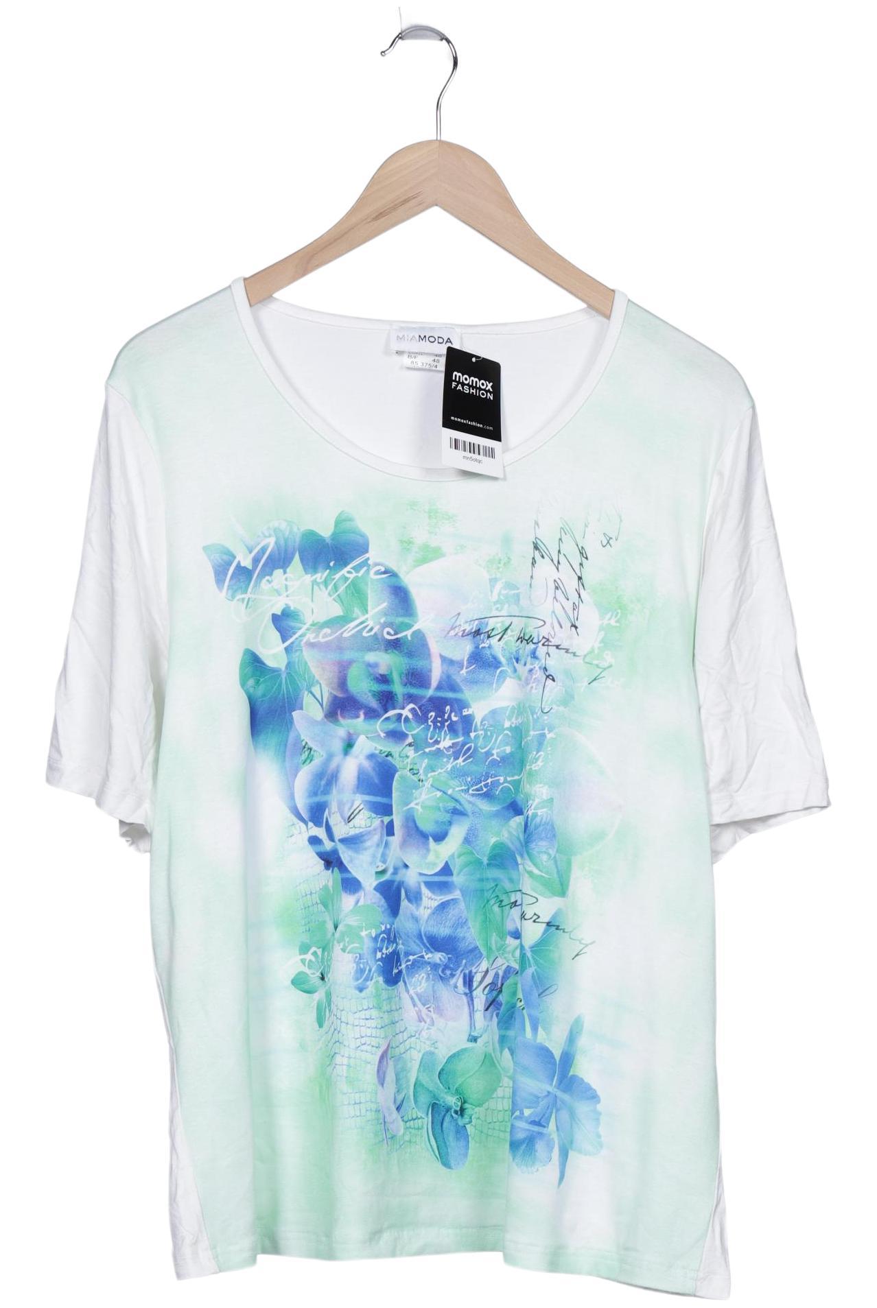 

Miamoda Damen T-Shirt, grün, Gr. 46