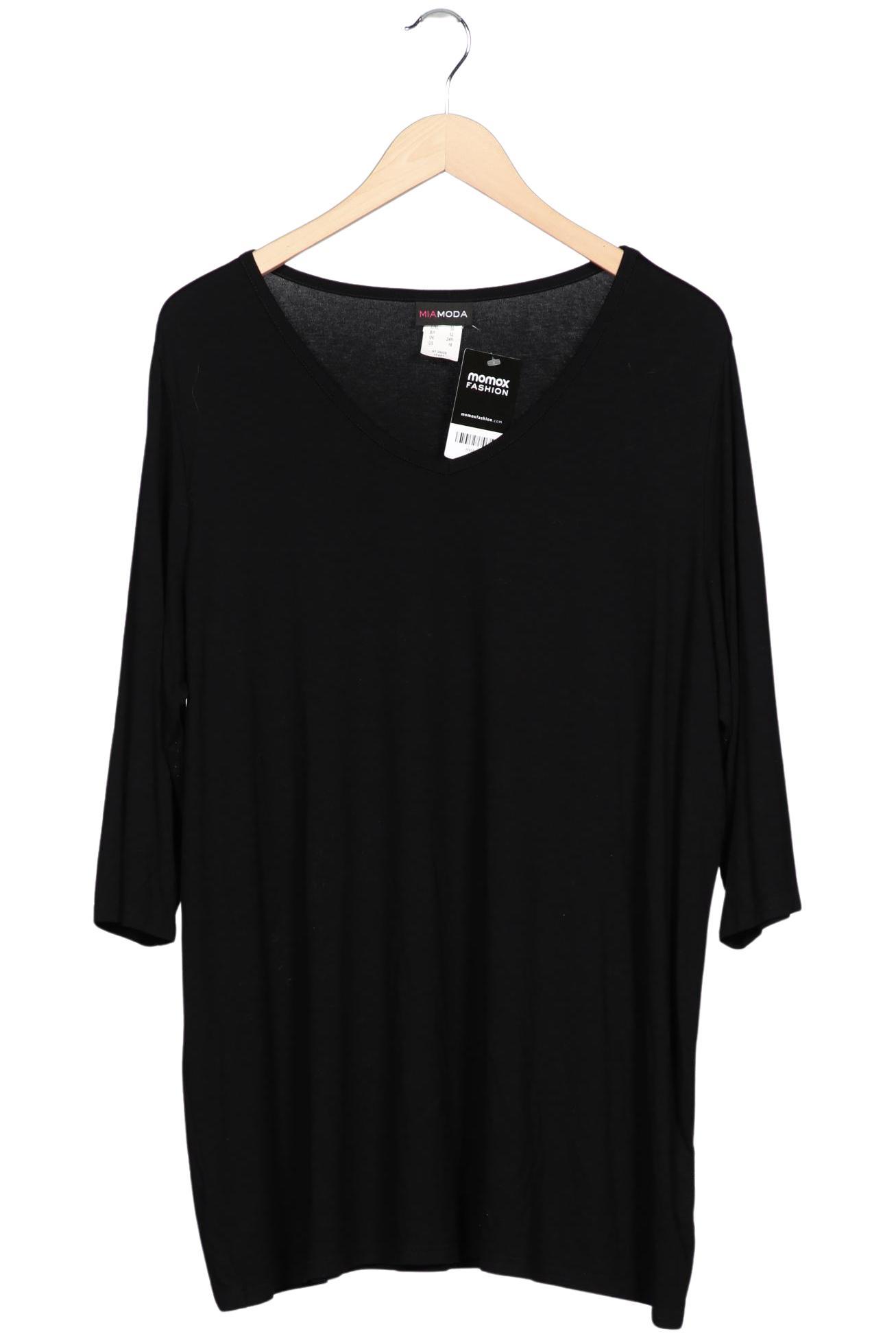 

Miamoda Damen T-Shirt, schwarz, Gr. 50
