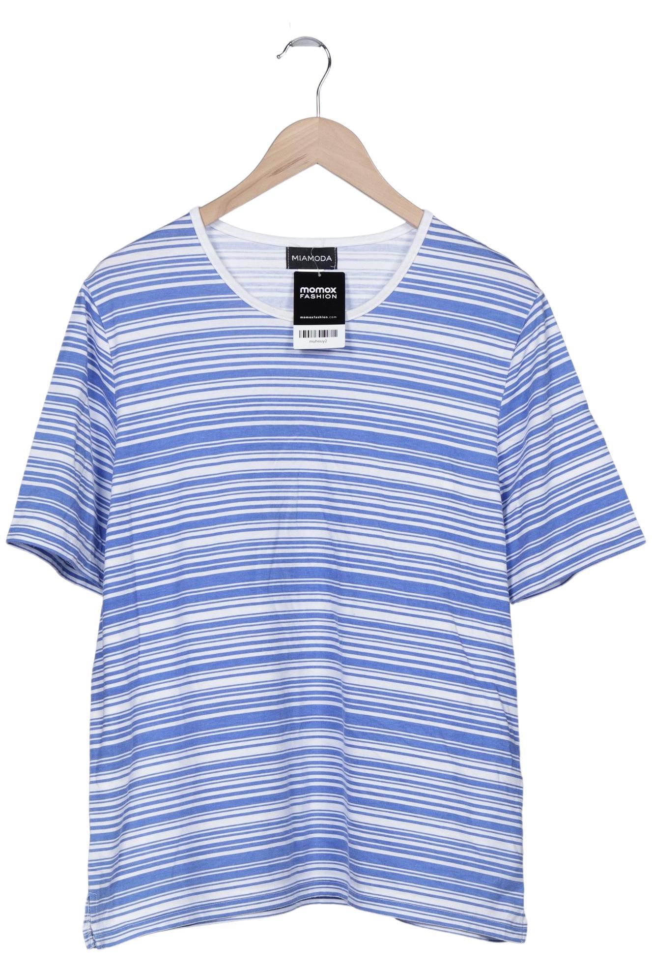 

Miamoda Damen T-Shirt, blau, Gr. 46