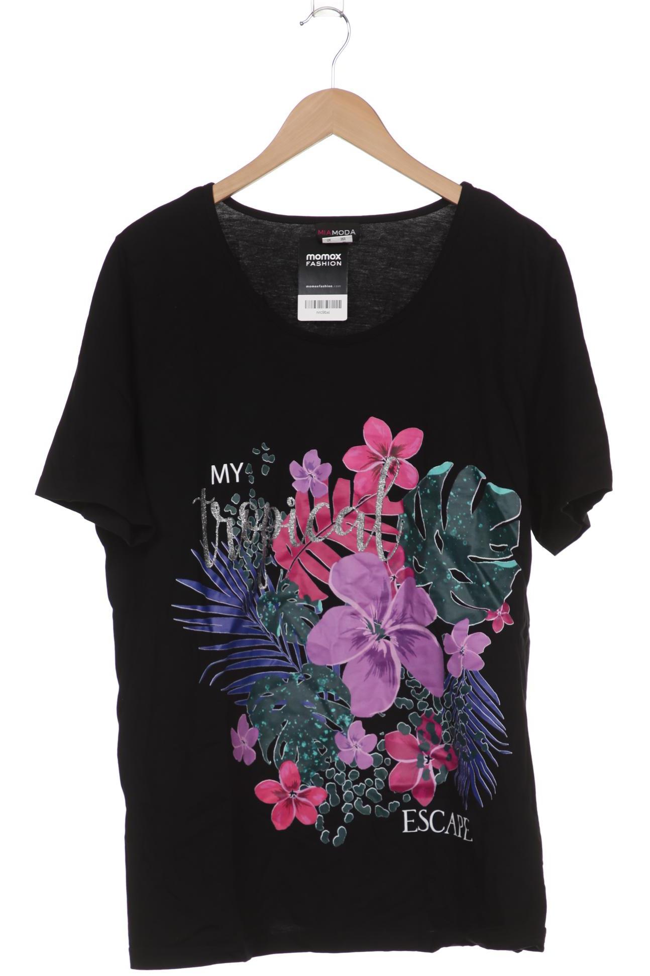 

MIAMODA Damen T-Shirt, schwarz