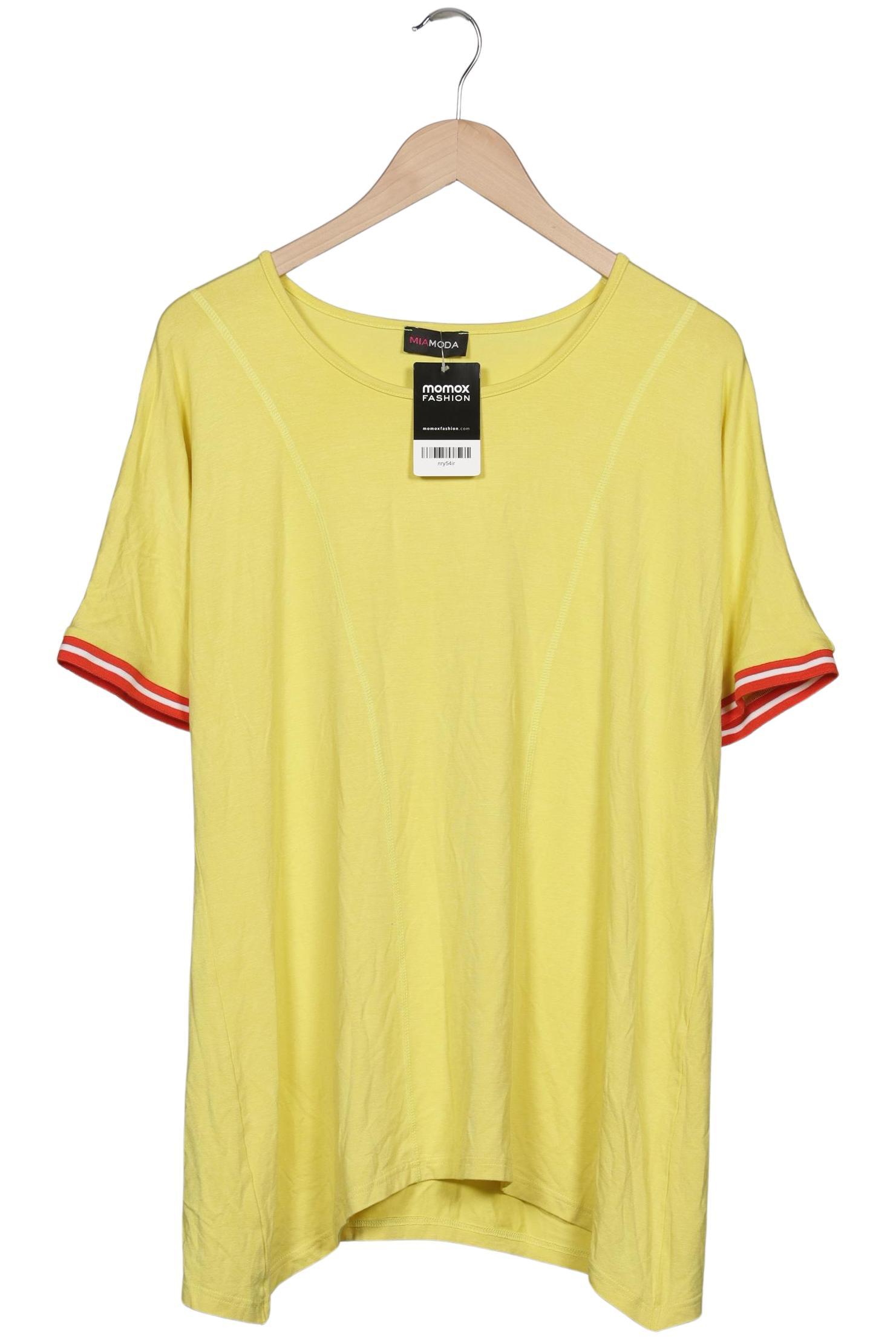 

Miamoda Damen T-Shirt, gelb, Gr. 46
