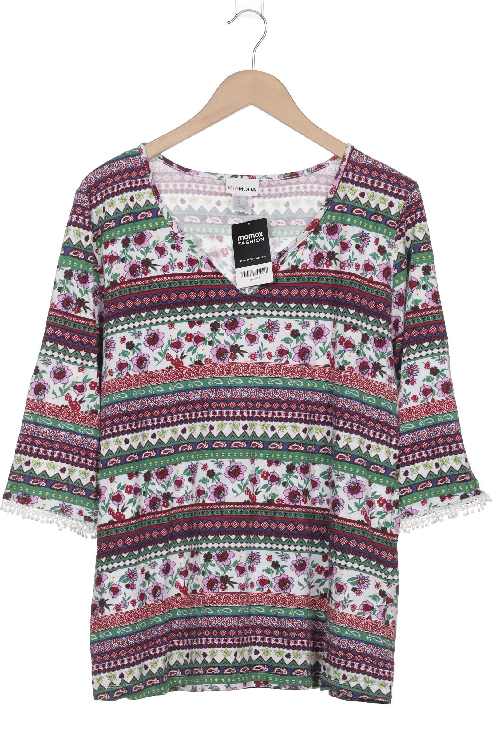 

Miamoda Damen T-Shirt, mehrfarbig, Gr. 44