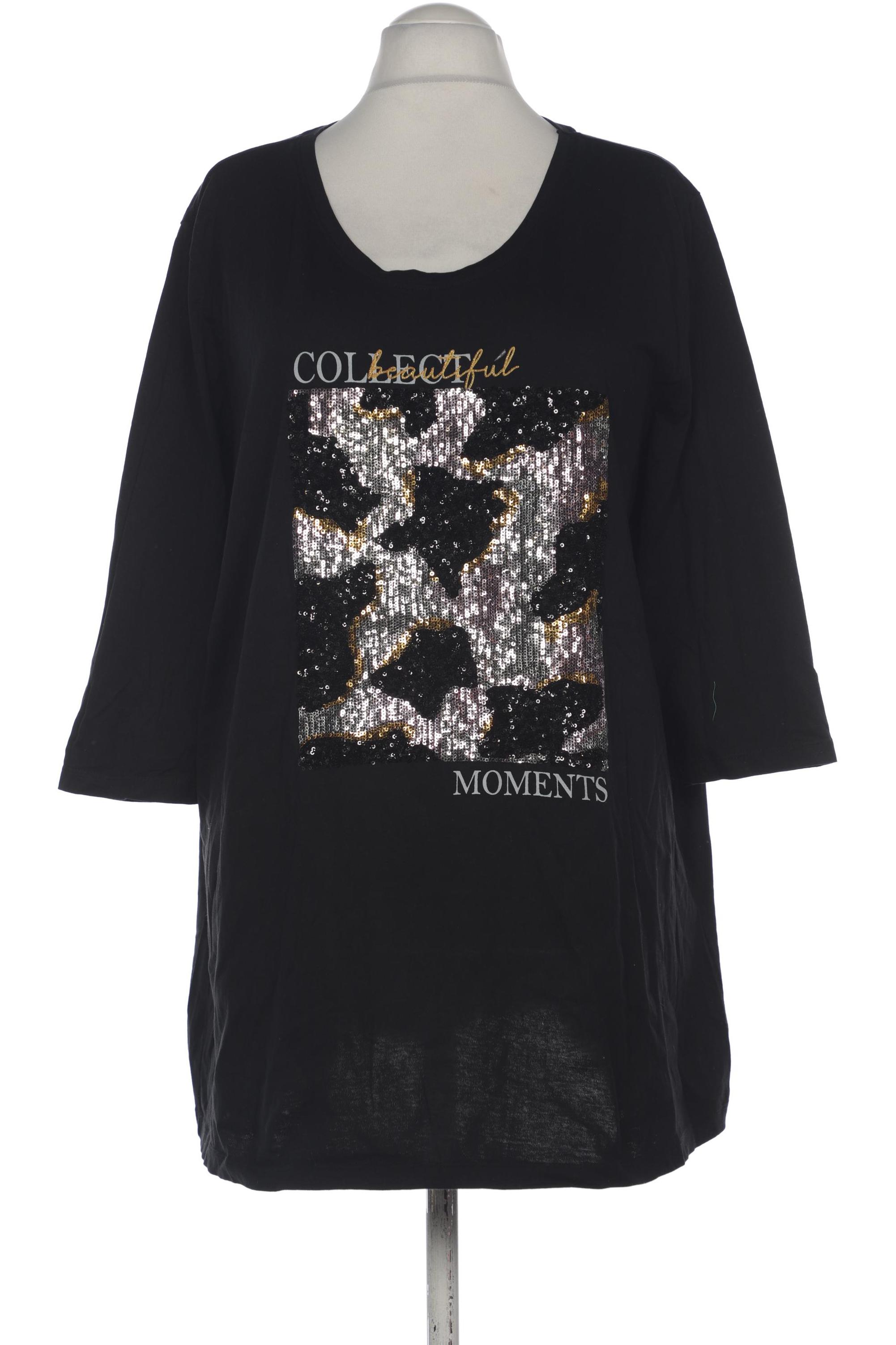 

Miamoda Damen T-Shirt, schwarz, Gr. 56