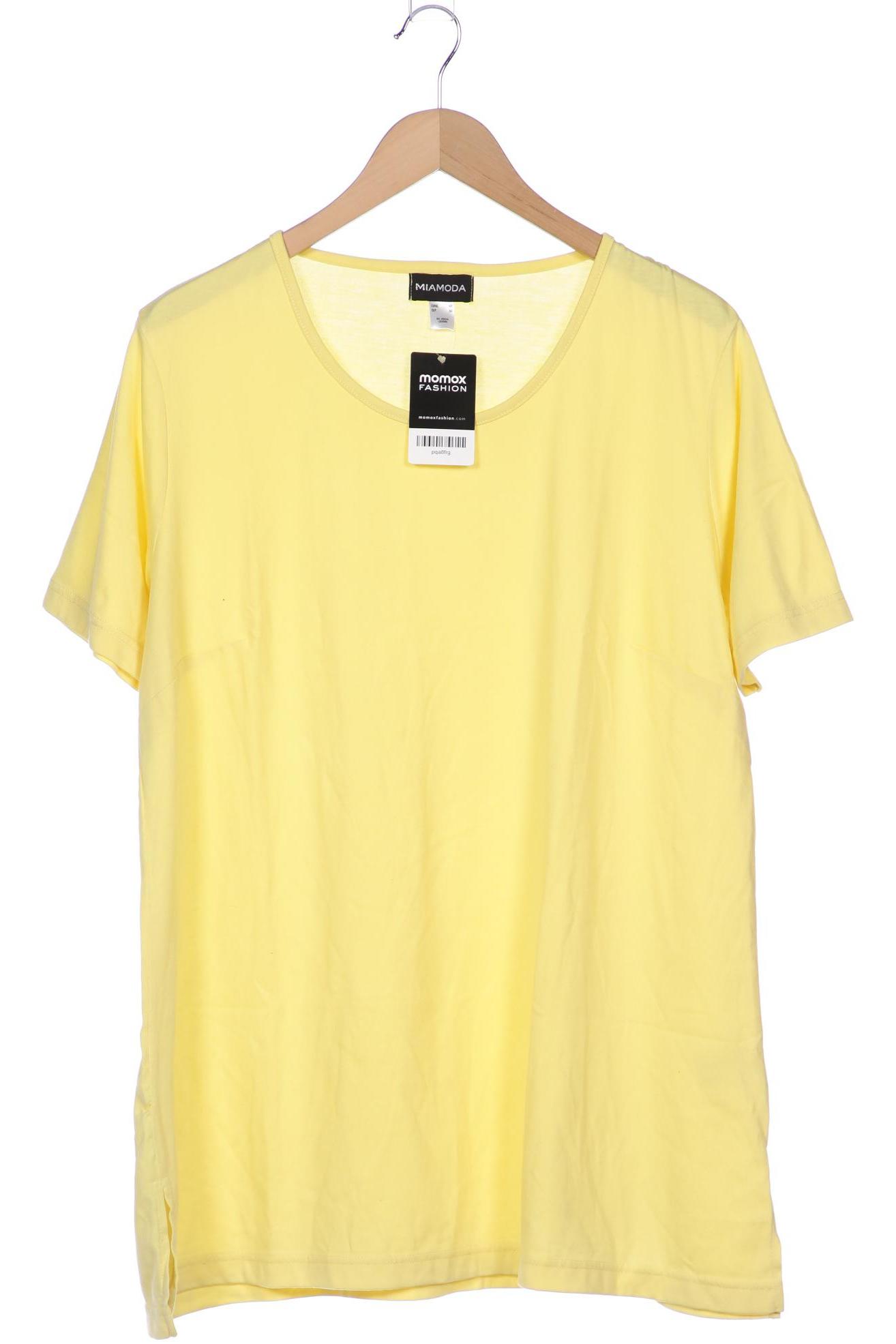 

Miamoda Damen T-Shirt, gelb, Gr. 48