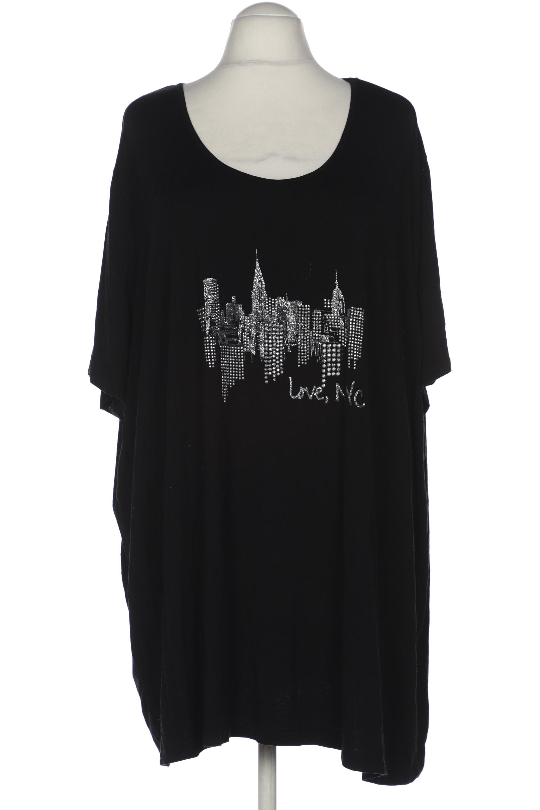 

Miamoda Damen T-Shirt, schwarz, Gr. 62