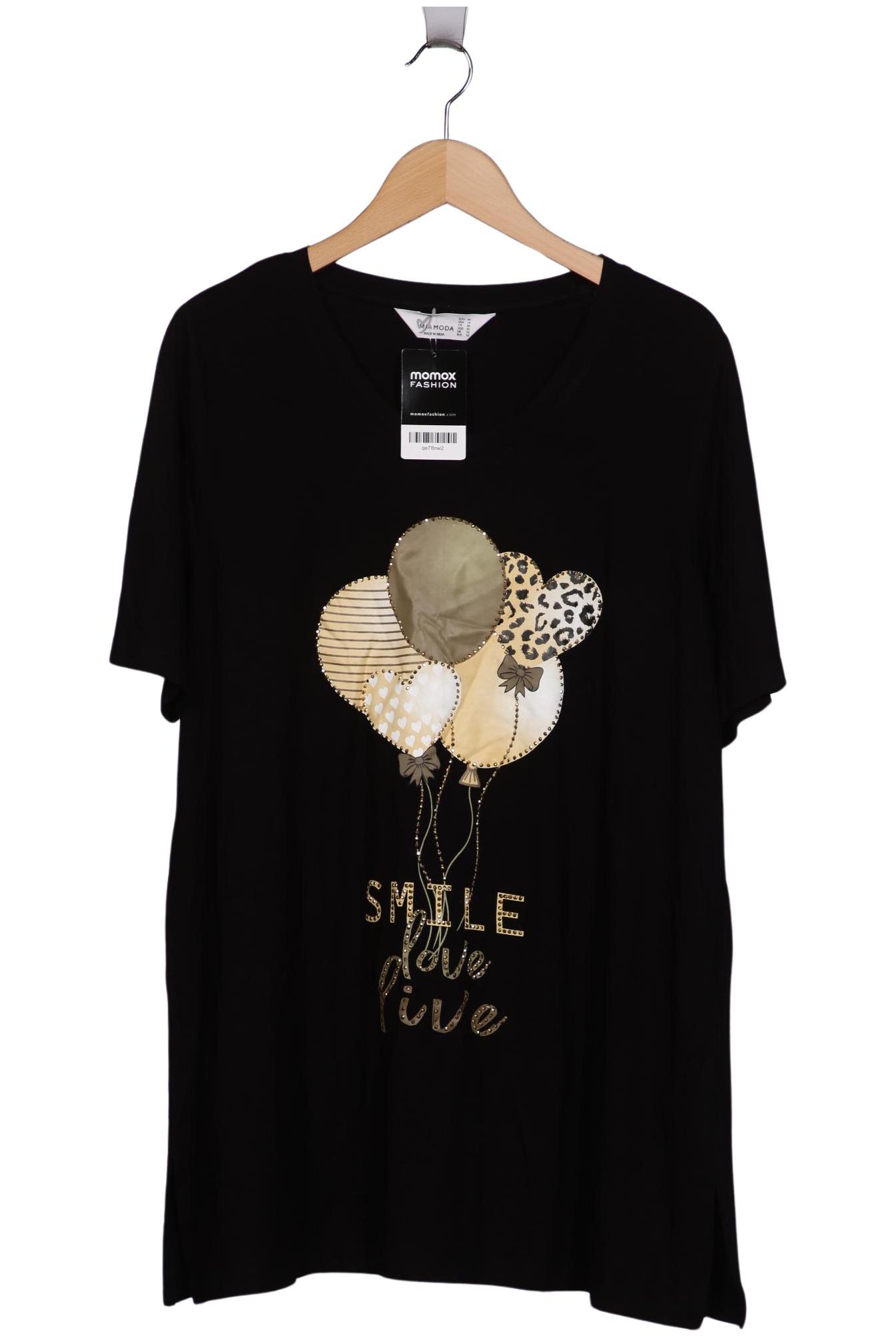 

Miamoda Damen T-Shirt, schwarz, Gr. 44