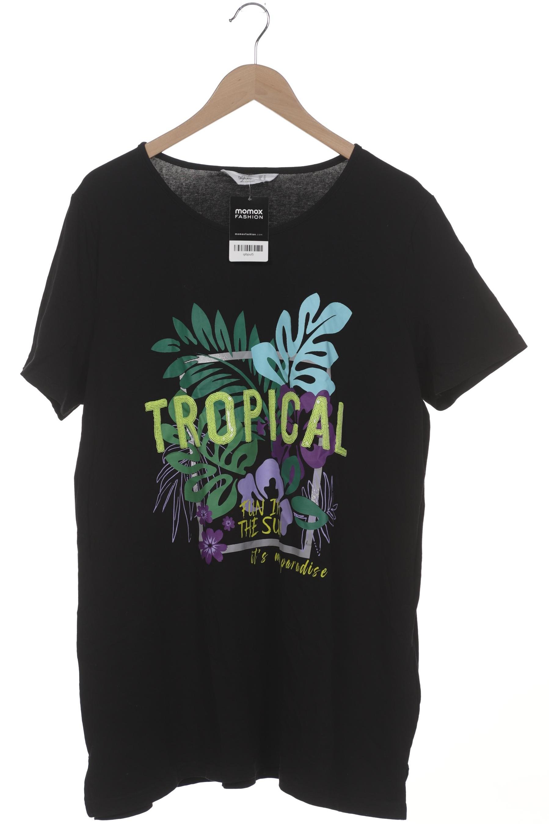 

Miamoda Damen T-Shirt, schwarz, Gr. 50