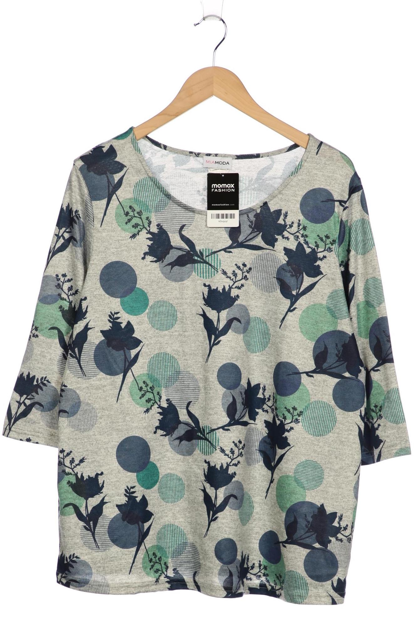 

Miamoda Damen T-Shirt, grau, Gr. 46