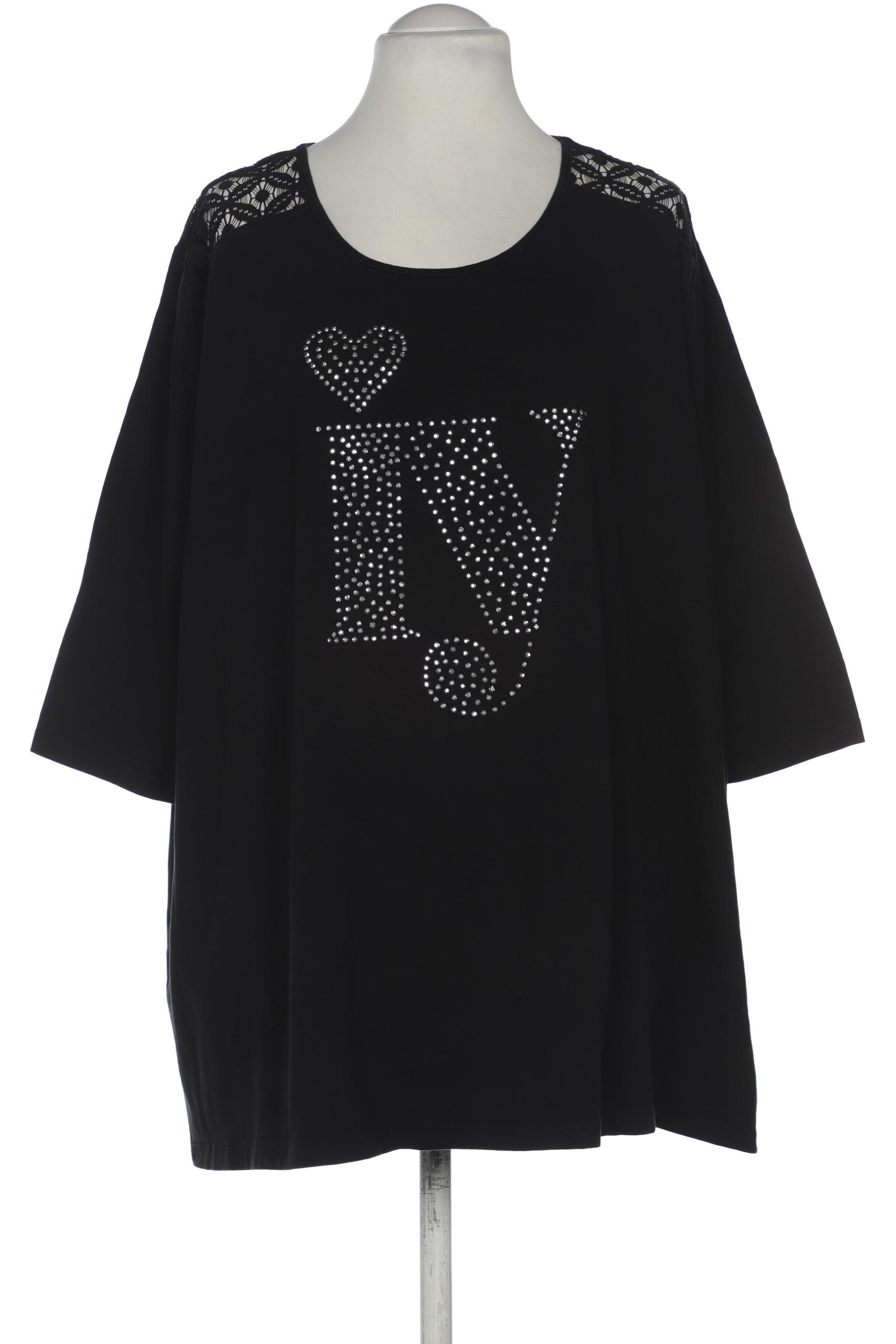 

Miamoda Damen T-Shirt, schwarz, Gr. 58