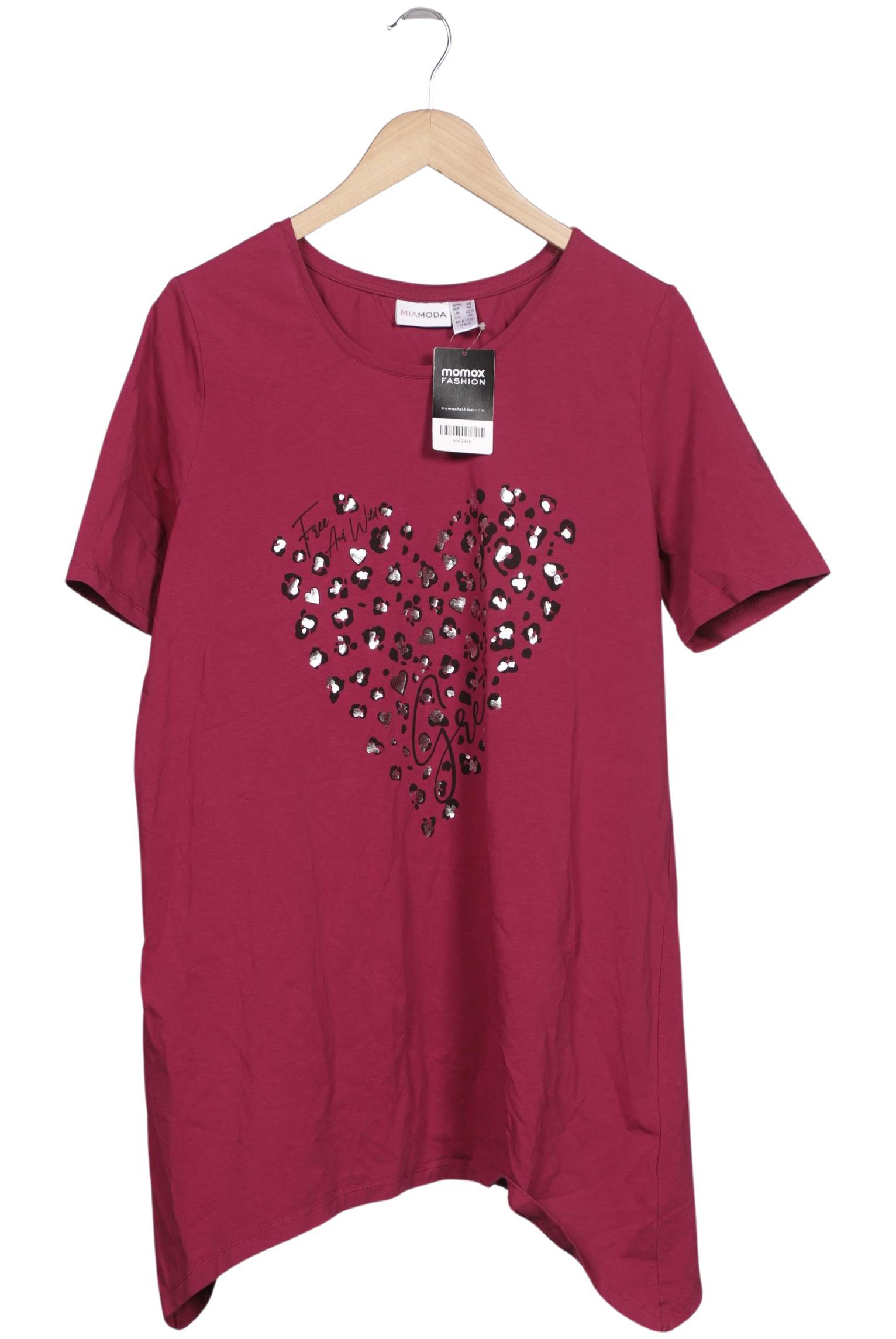 

Miamoda Damen T-Shirt, pink, Gr. 48