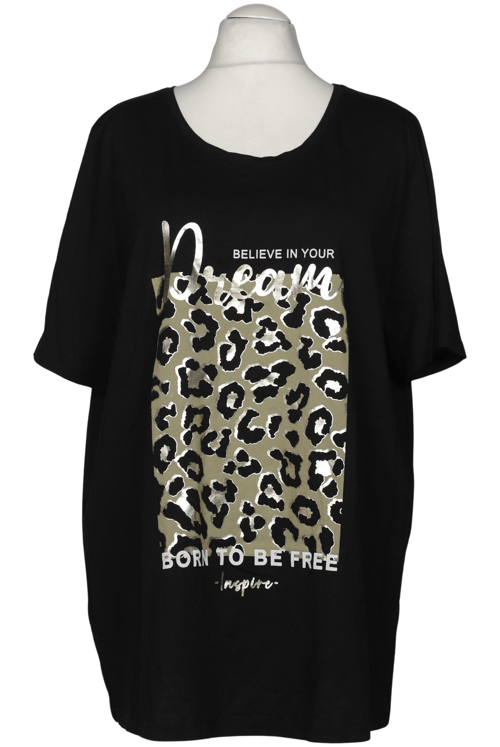 

Miamoda Damen T-Shirt, schwarz, Gr. 54