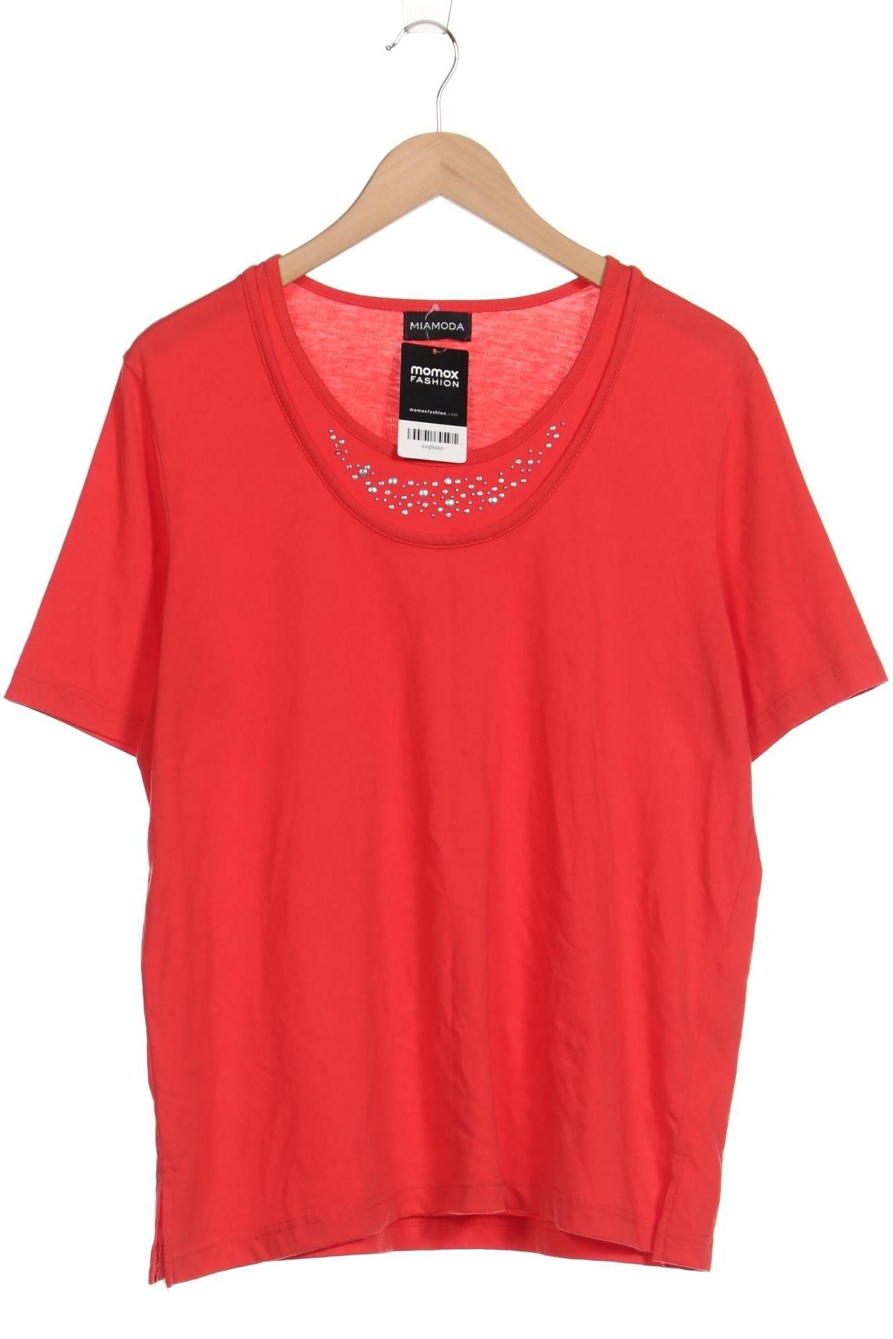 

Miamoda Damen T-Shirt, rot, Gr. 46