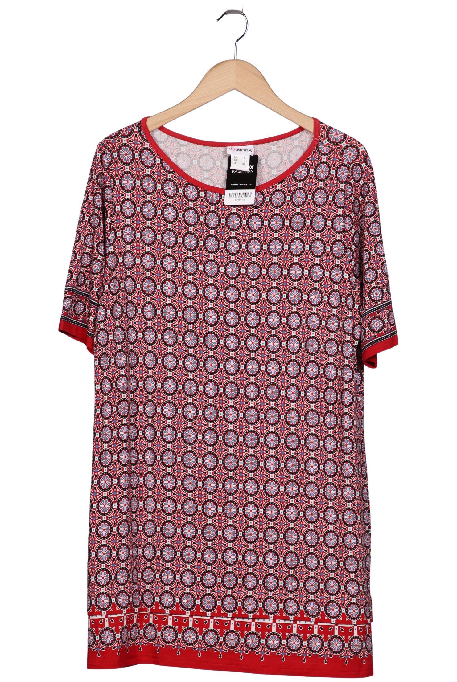

Miamoda Damen T-Shirt, rot, Gr. 46