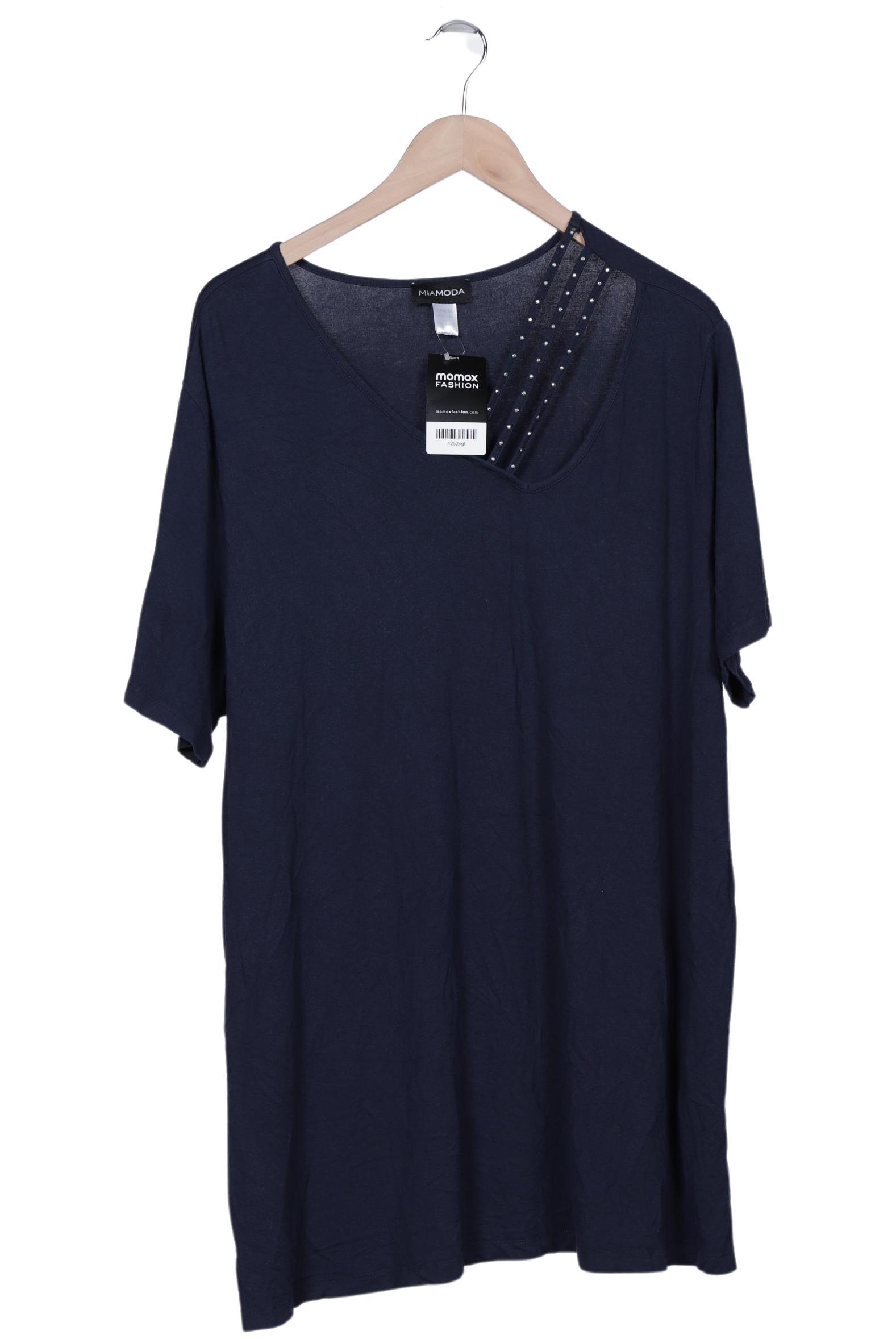 

Miamoda Damen T-Shirt, marineblau, Gr. 52