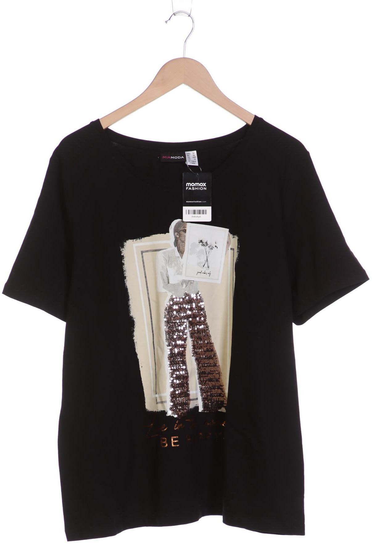 

MIAMODA Damen T-Shirt, schwarz