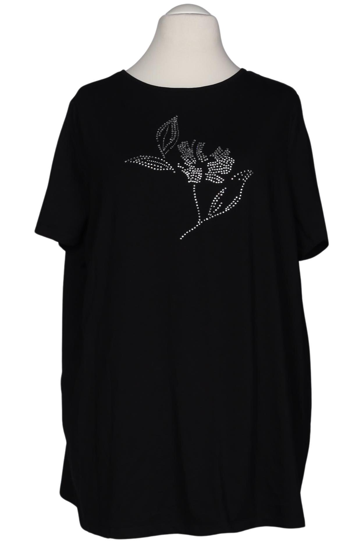 

Miamoda Damen T-Shirt, schwarz, Gr. 54