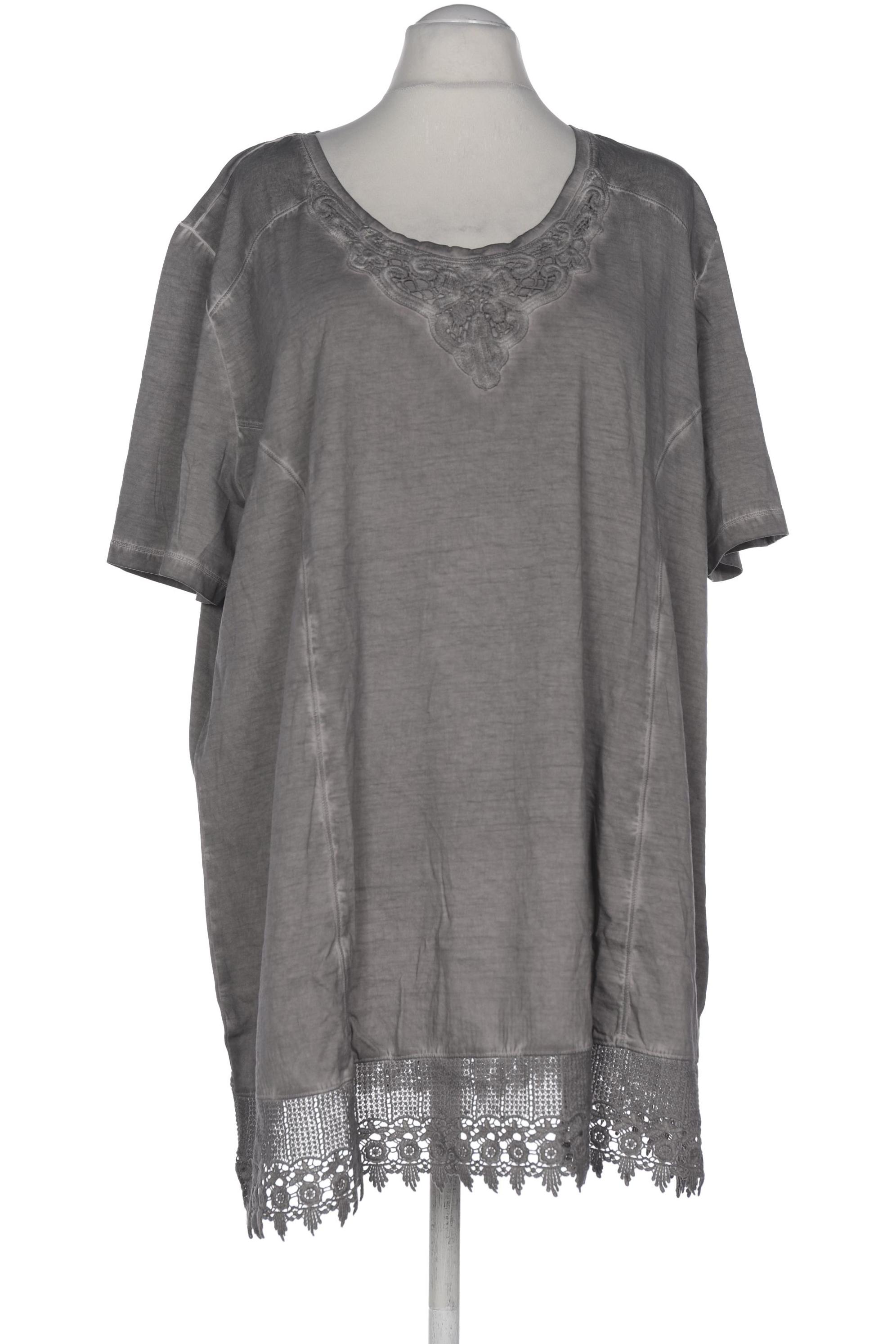 

Miamoda Damen T-Shirt, grau, Gr. 56
